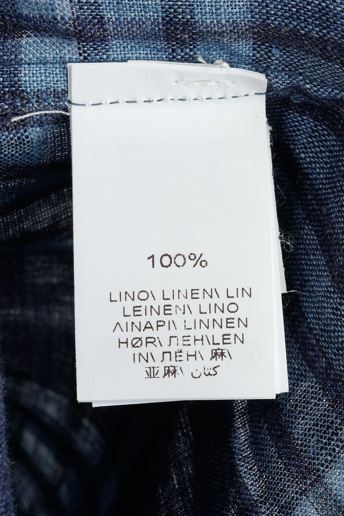 Brunello Cucinelli Brunello Cucinelli Plaid-Linen Button-Up Basic Fit Shirt Size US S / EU 44-46 / 1 - 9 Thumbnail