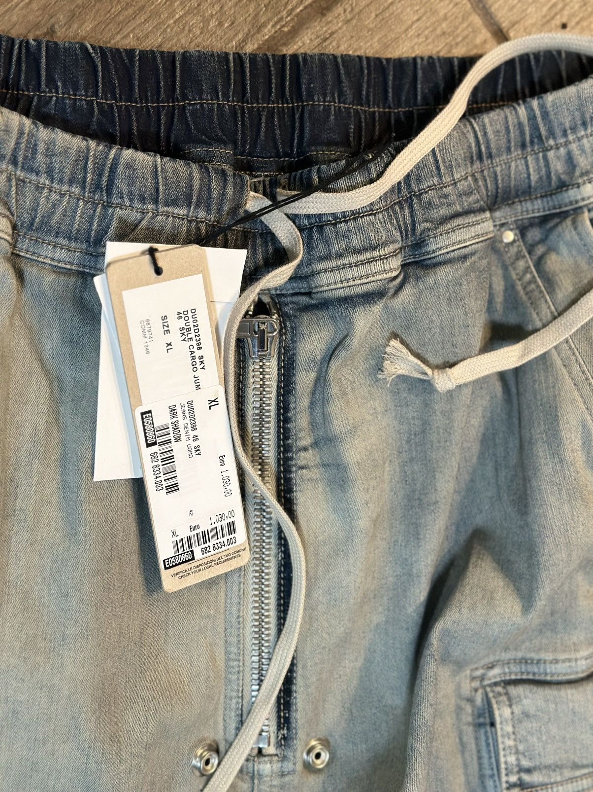Rick Owens × Rick Owens Drkshdw Rick Owens Bela Cargo Pants size large Size US 36 / EU 52 - 3 Thumbnail