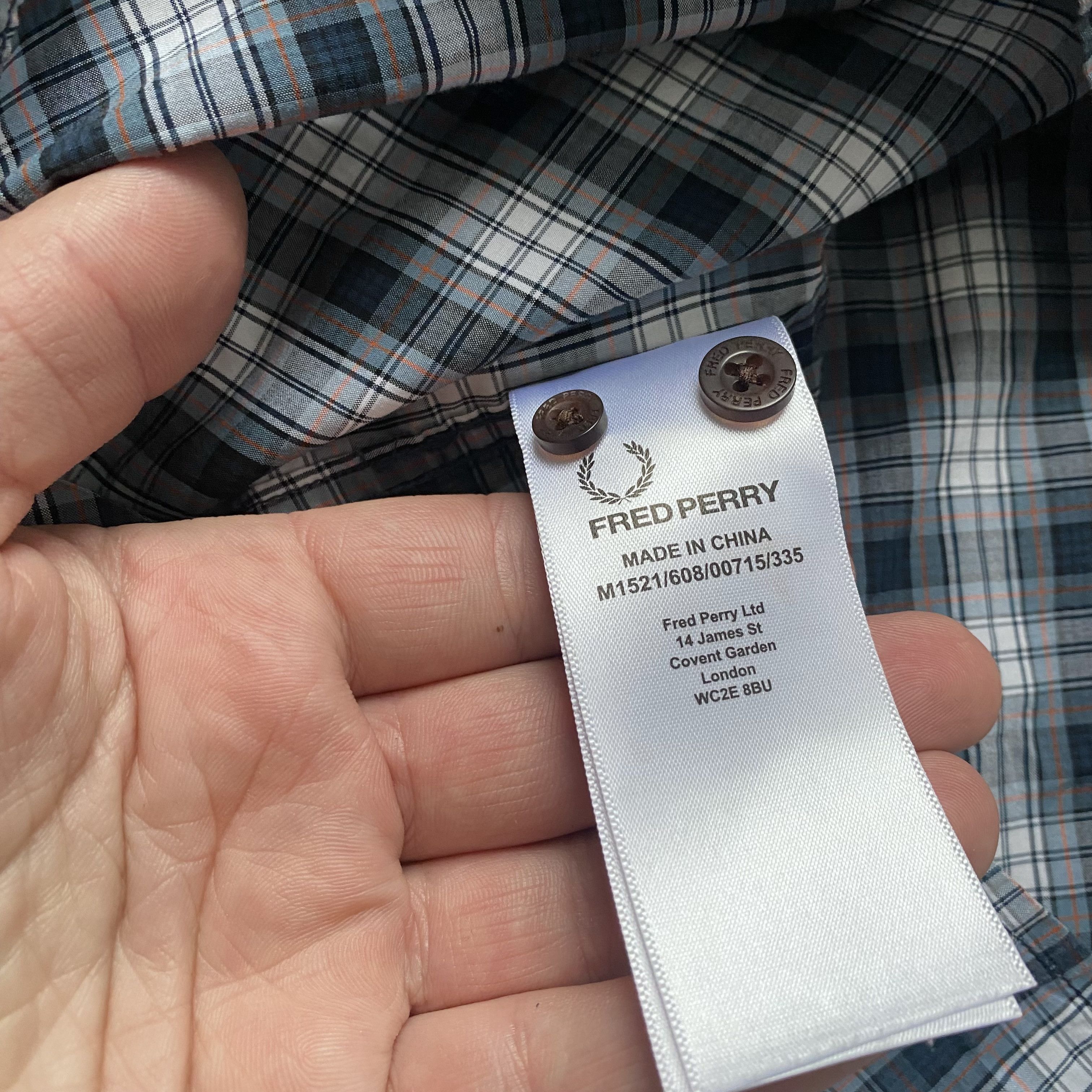 Fred Perry Fred Perry Classic Flannel Shirt Checked Travis Scott Style Size US M / EU 48-50 / 2 - 9 Thumbnail