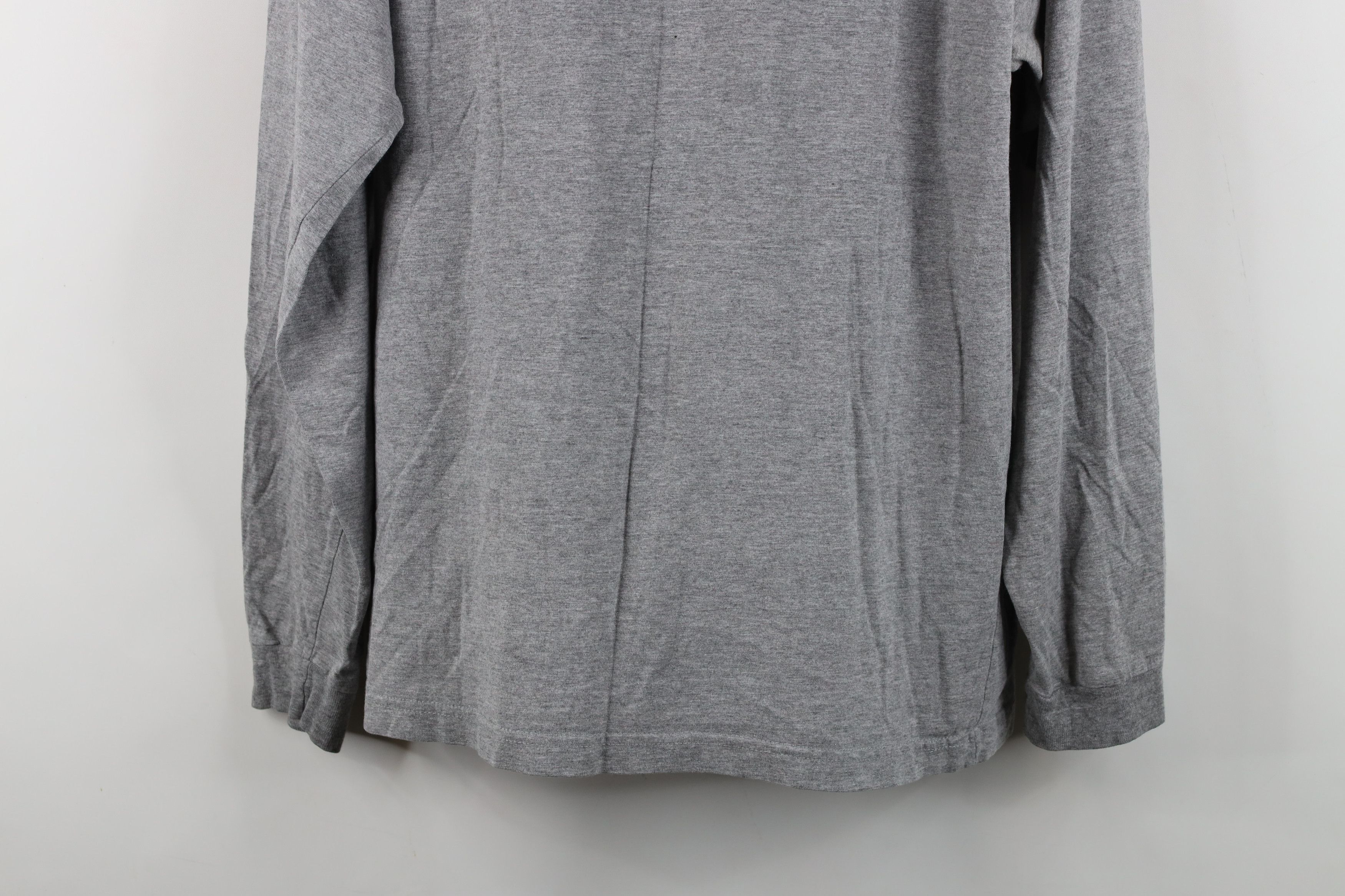 Vintage Vintage 90s Duke University Long Sleeve T-Shirt Heather Gray Size US XL / EU 56 / 4 - 14 Thumbnail