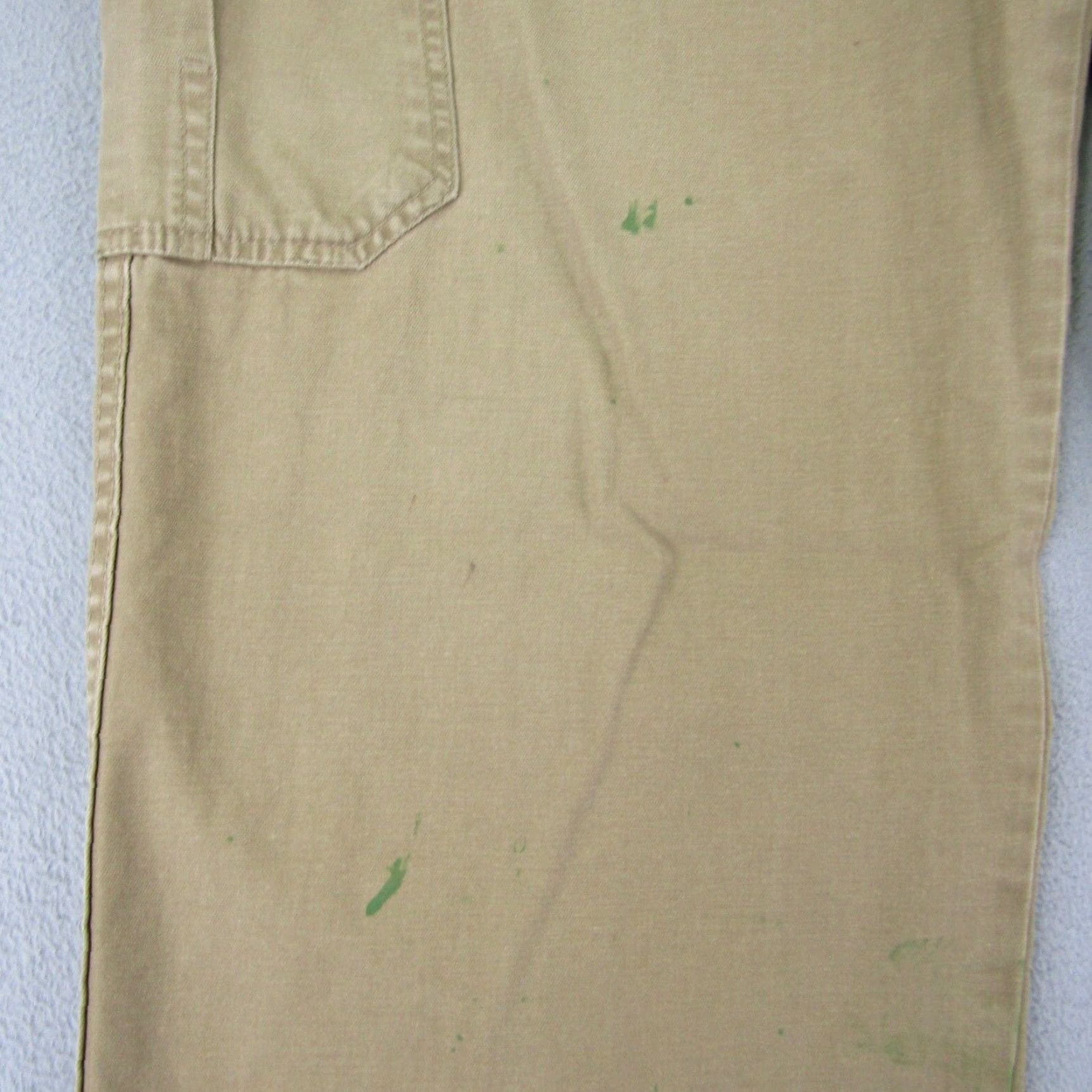 Vintage VINTAGE Gasoline Cargo Pants Men 32x26 Beige Army Combat Twill Regular Fit Size US 34 / EU 50 - 4 Thumbnail