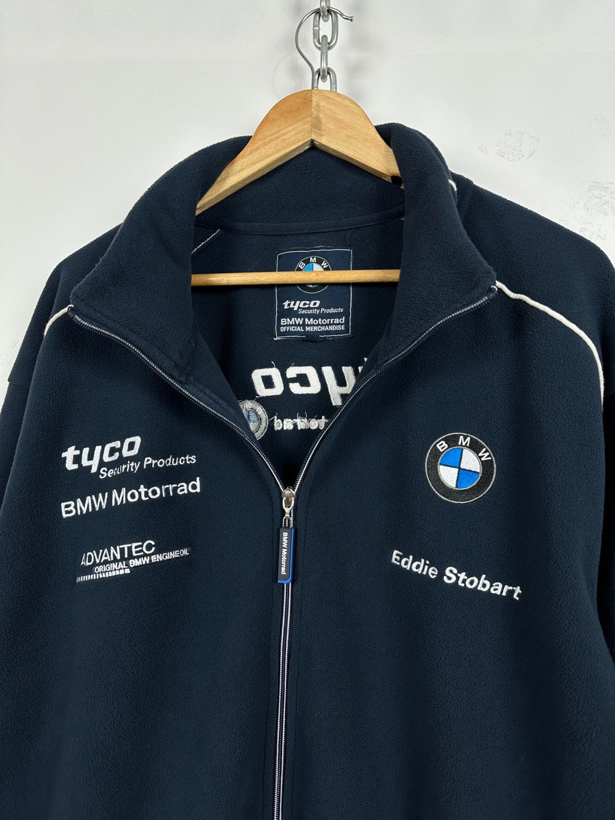 BMW Vintage BMW Tyco Motorrad Racing Fleece Jacket Size US XL / EU 56 / 4 - 8 Thumbnail