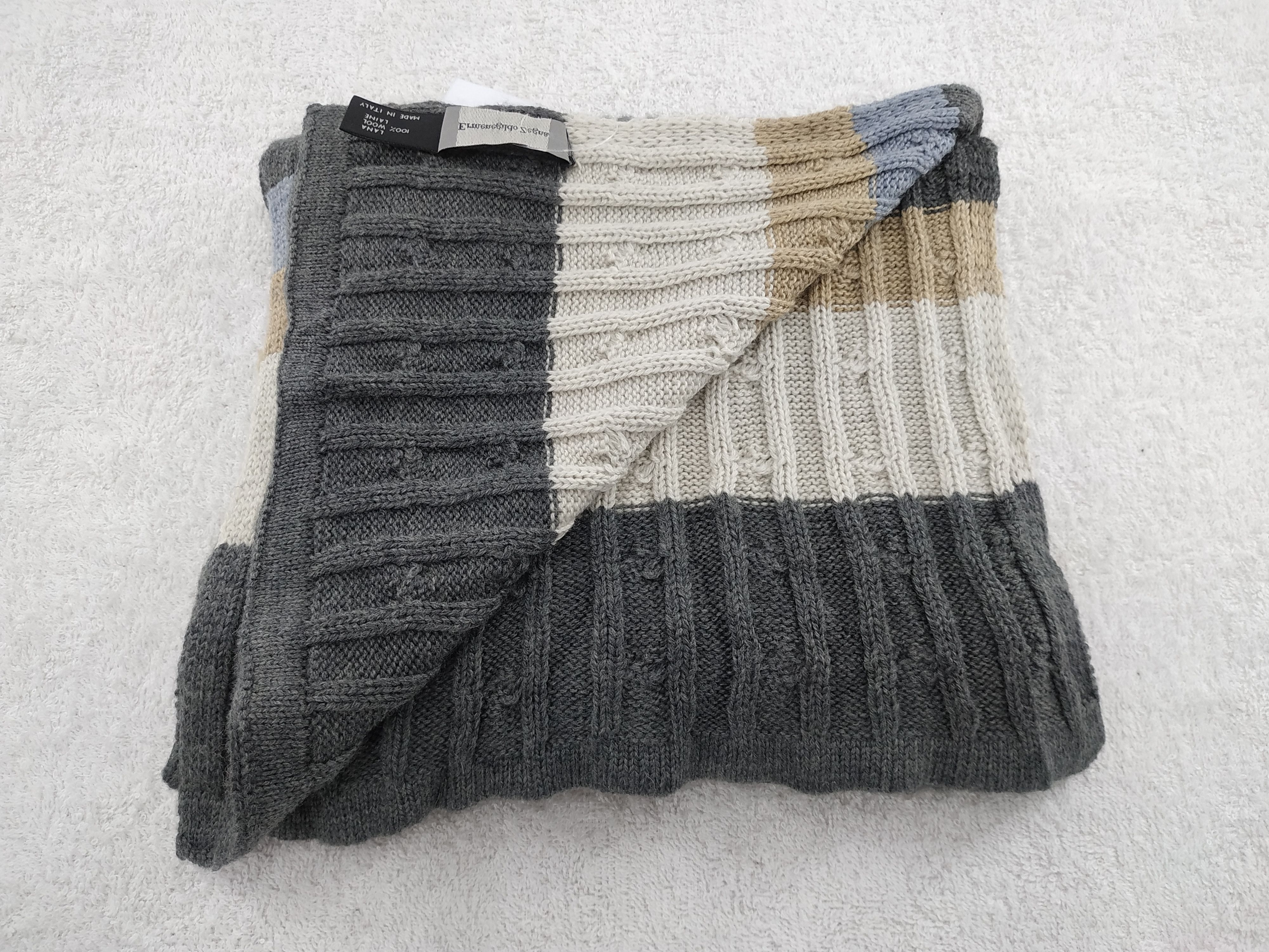 Ermenegildo Zegna Vintage Ermenegildo Zegna Scarf/Muffler/Neckwear MF491 Size ONE SIZE - 4 Thumbnail