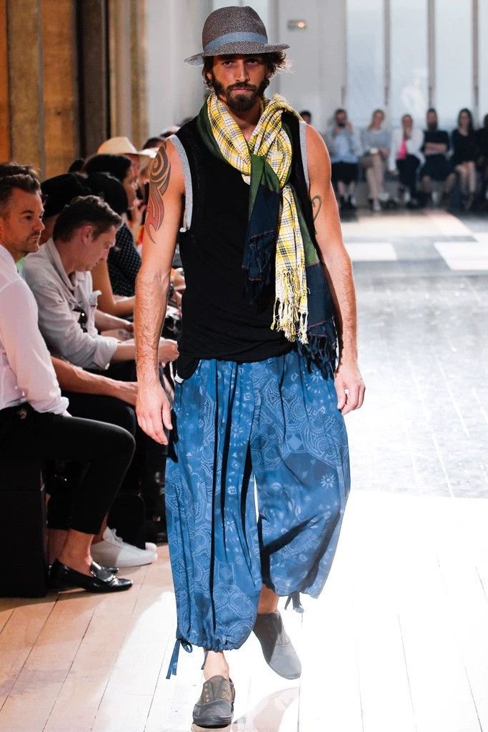 Yohji Yamamoto Yohji Yamamoto 13ss yellow check fringe scarf 2501-Nextarro Size ONE SIZE - 4 Thumbnail