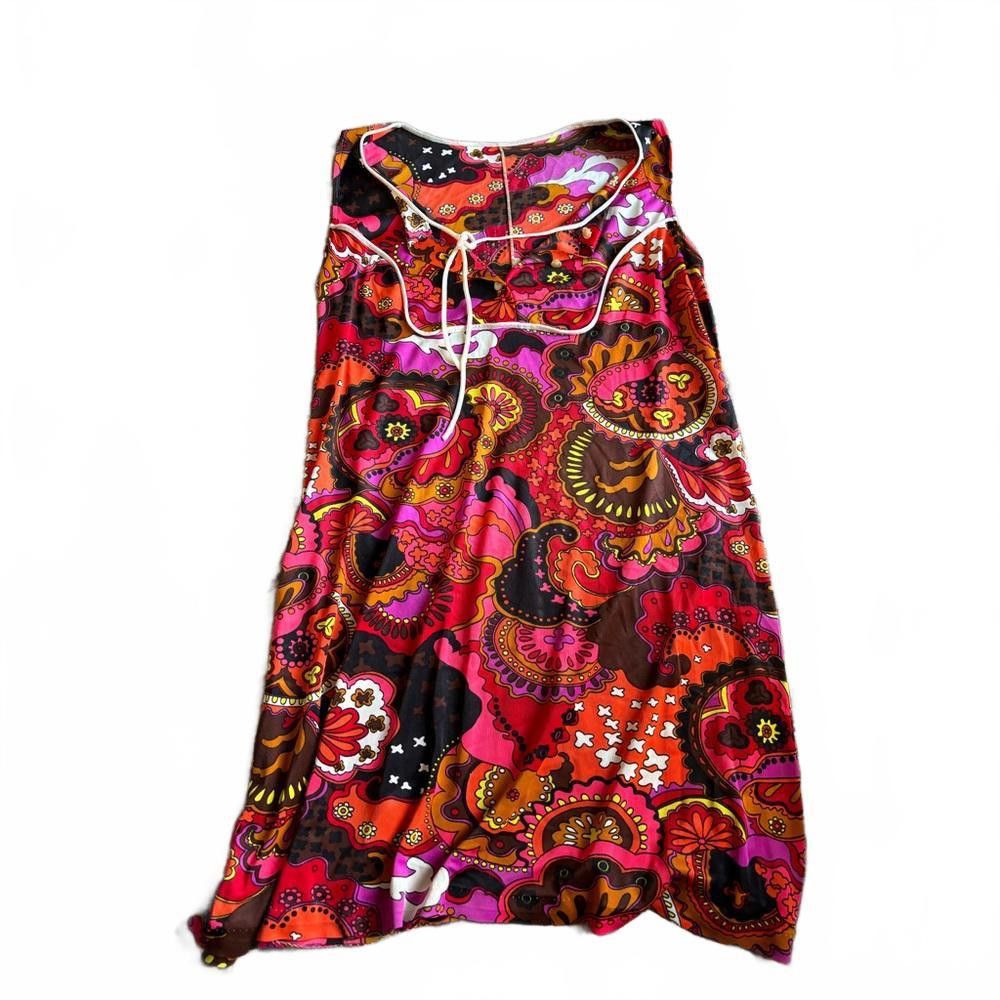 Designer 70’s dress and vest set perfect for Halloween Size M / US 6-8 / IT 42-44 - 2 Thumbnail