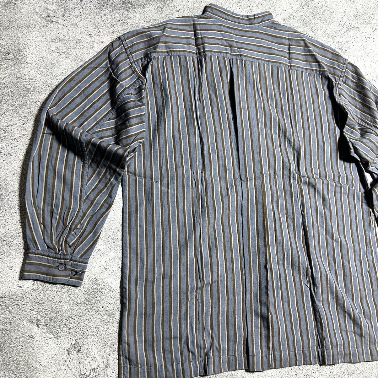 Issey Miyake 80s Issey Miyake Permanente Shangai Stripe Shirt Size US XL / EU 56 / 4 - 14 Thumbnail