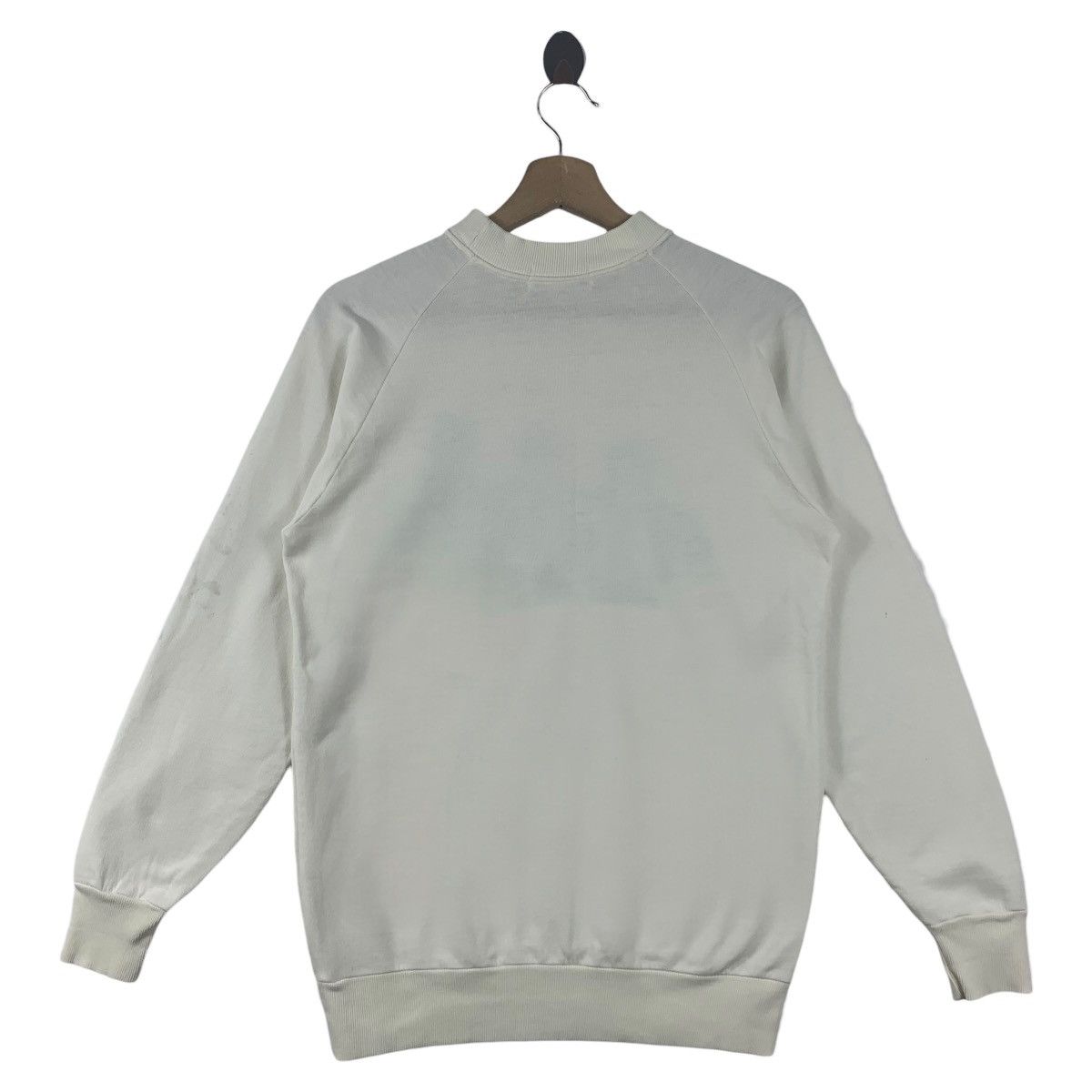 Japanese Brand × Vintage Vintage DISCOTIC AND LOVE white sweatshirt Size US L / EU 52-54 / 3 - 4 Thumbnail