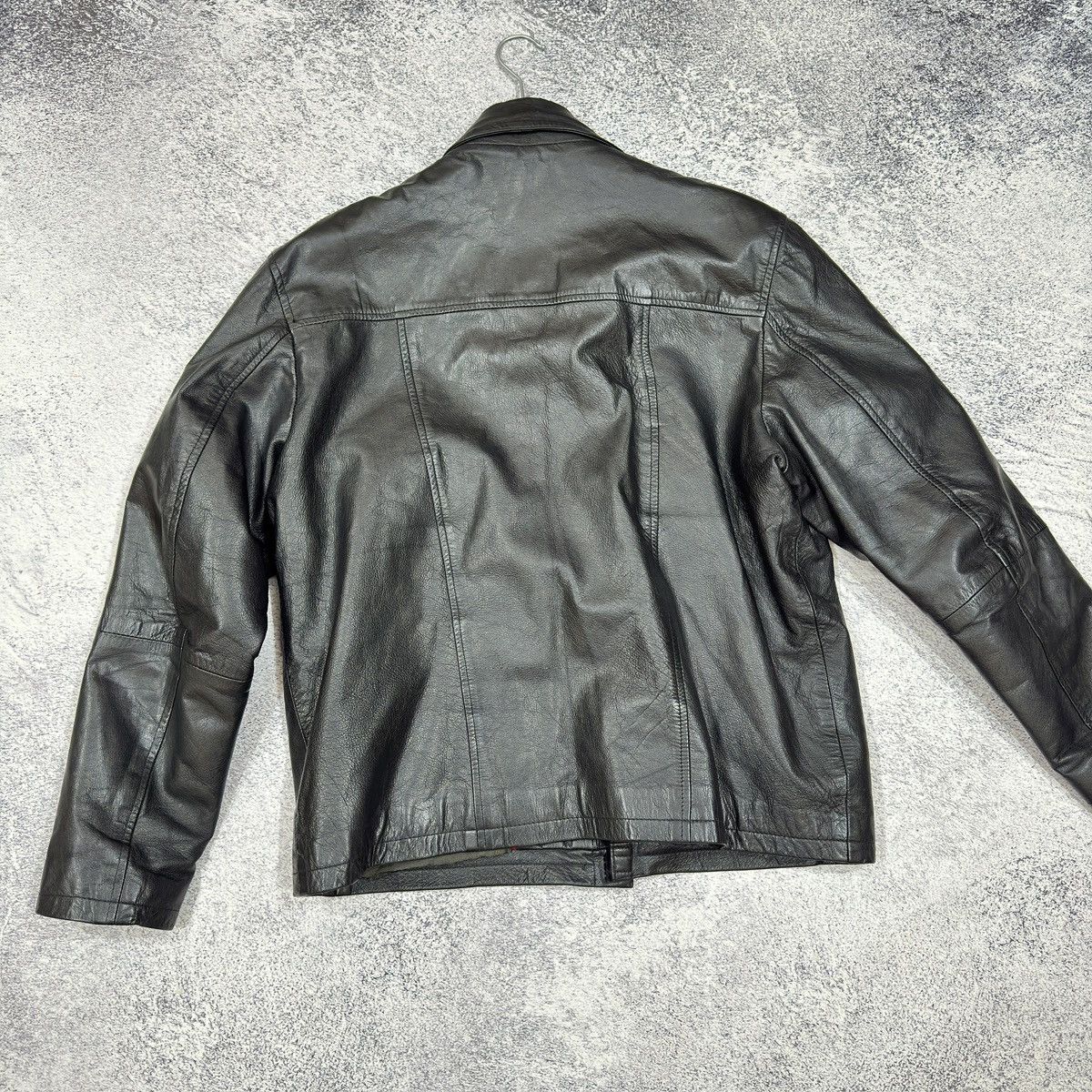 Vintage Cavero Mens Black Leather Jacket M size Size US M / EU 48-50 / 2 - 6 Thumbnail