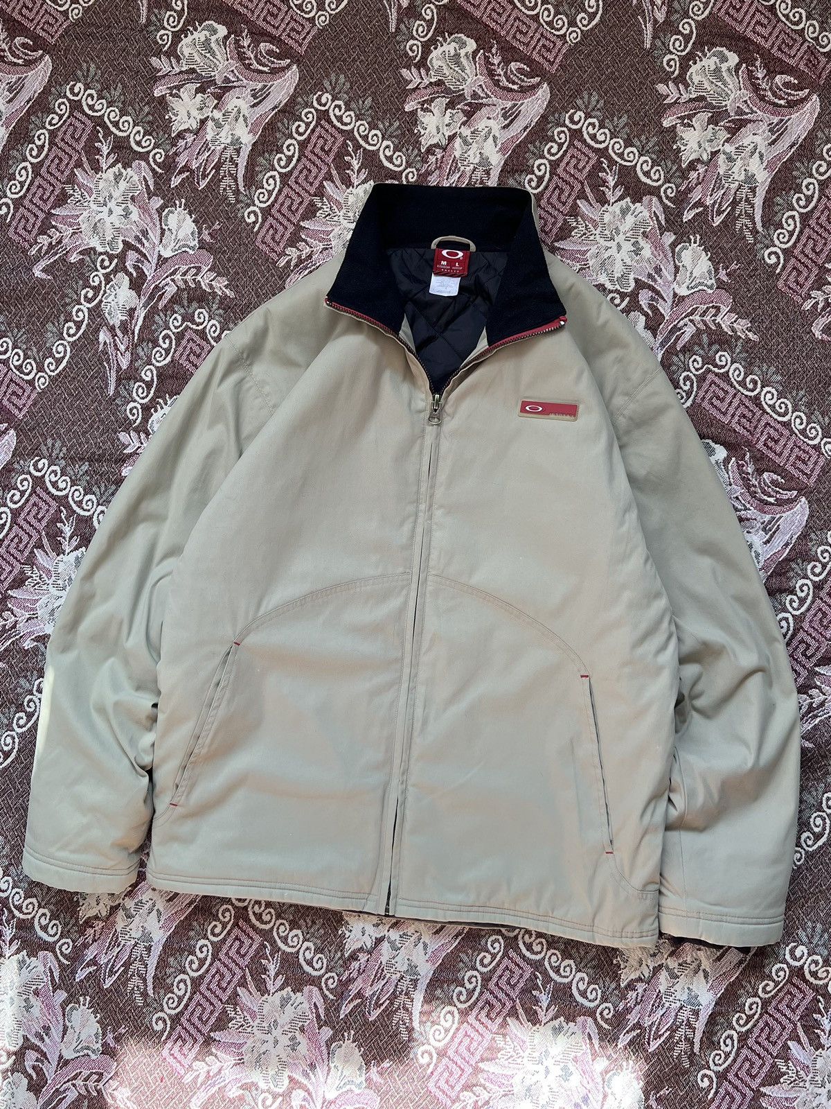 Oakley × Vintage 2000's Vintage Oakley Insulated Nylon Mid Coat Jacket Size US M / EU 48-50 / 2 - 2 Thumbnail