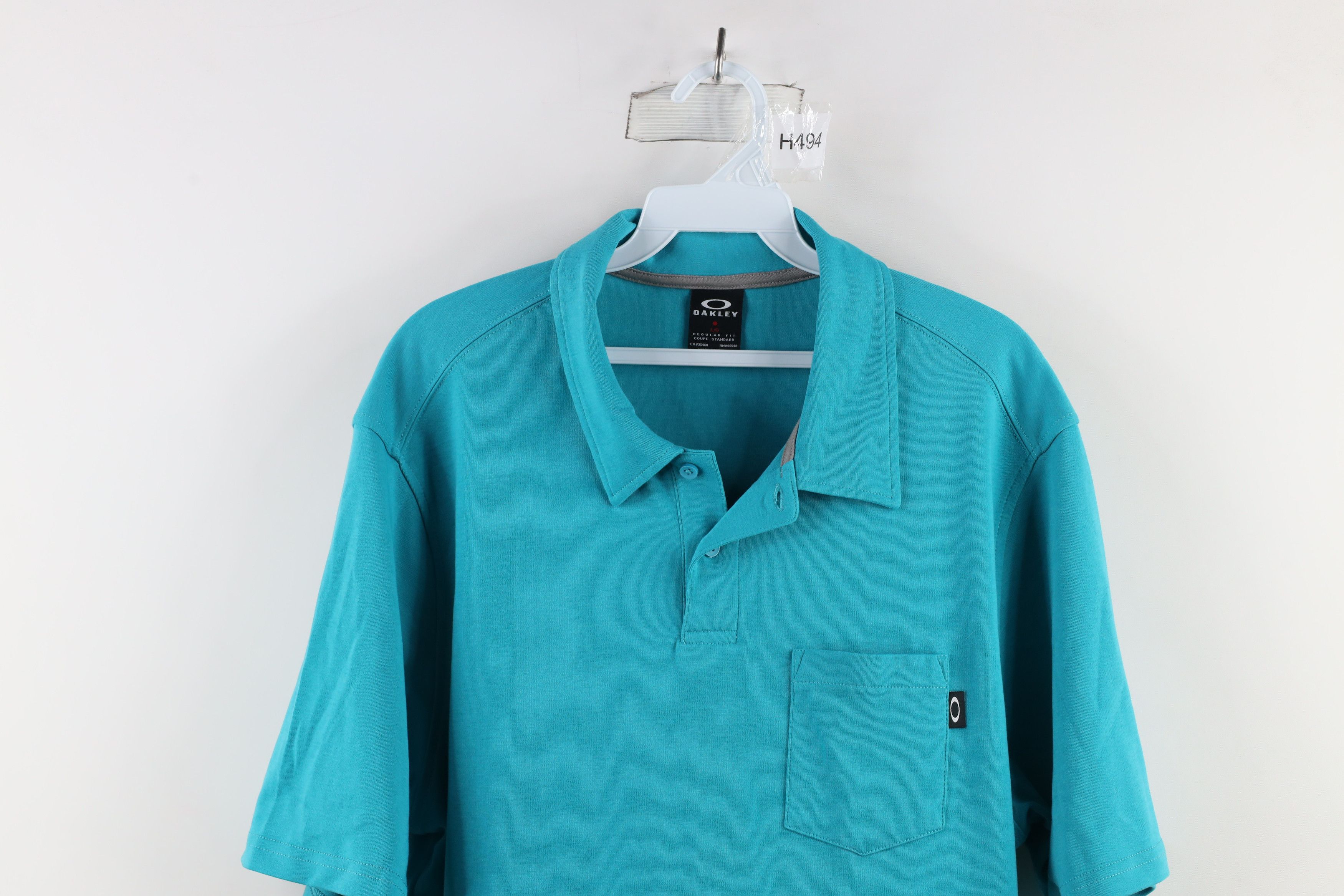 Oakley × Vintage Vintage Oakley O Logo Soft Touch Collared Golf Polo Shirt Size US L / EU 52-54 / 3 - 2 Thumbnail