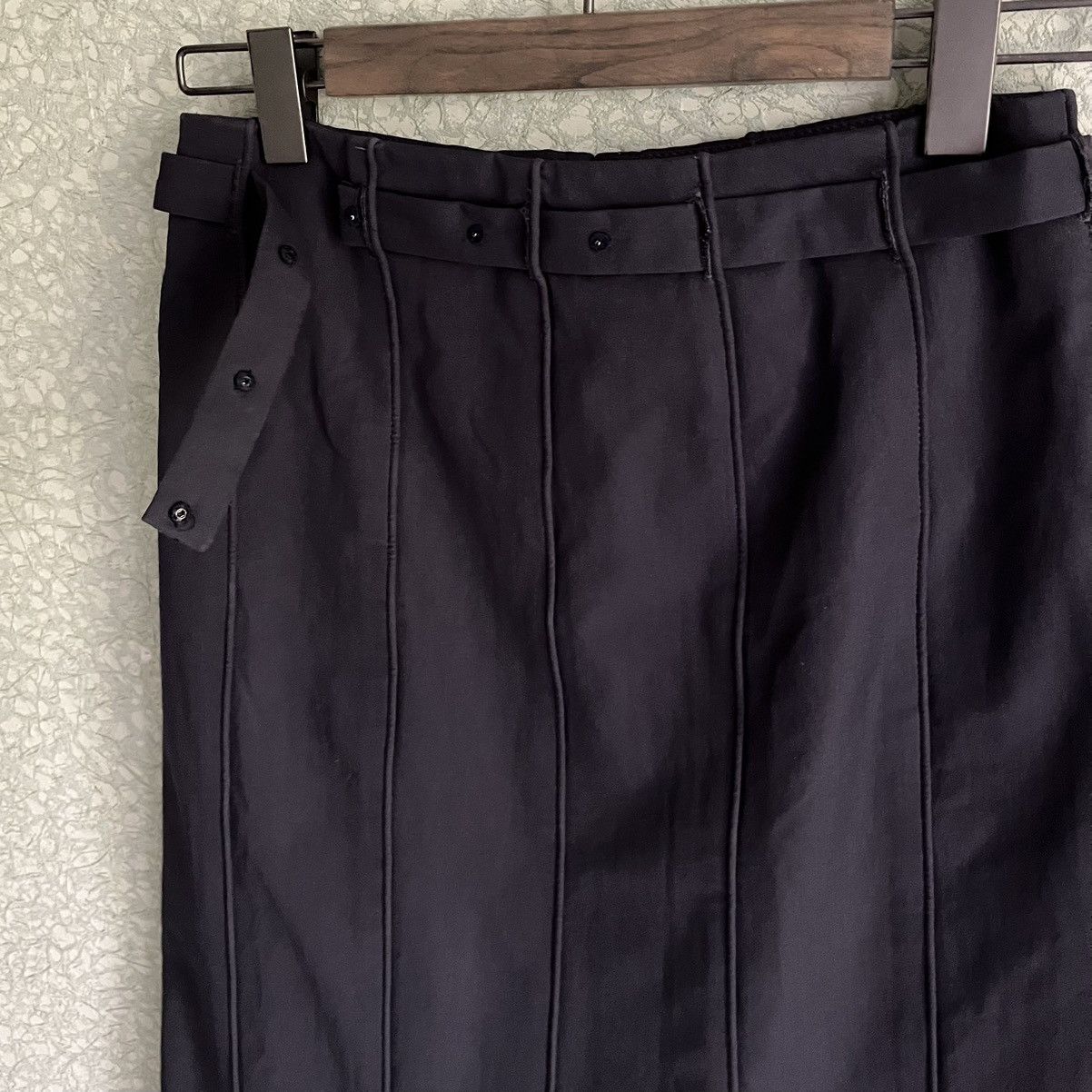 Burberry × Burberry Prorsum Roberto Menichetti SS01 Panelled Knee Length Skirt Size 27" / US 4 / IT 40 - 6 Thumbnail