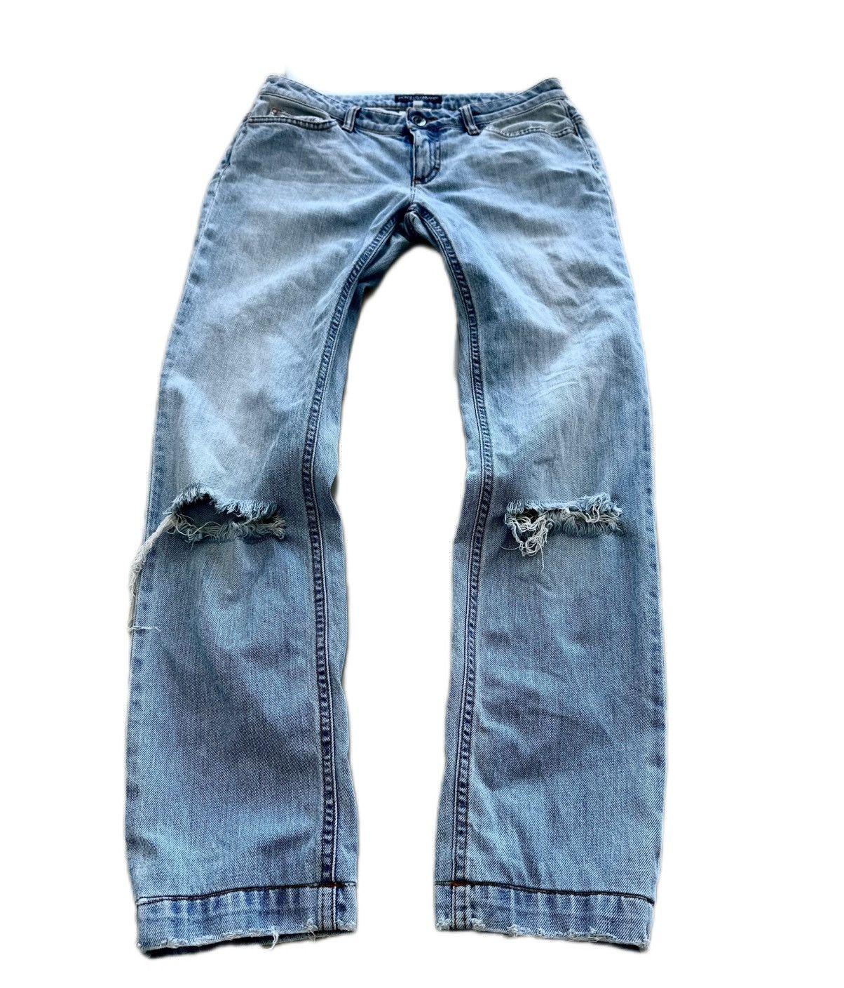 Dolce & Gabbana Dolce & Gabbana Distressed Jeans Size 26" / US 2 / IT 38 - 1 Thumbnail