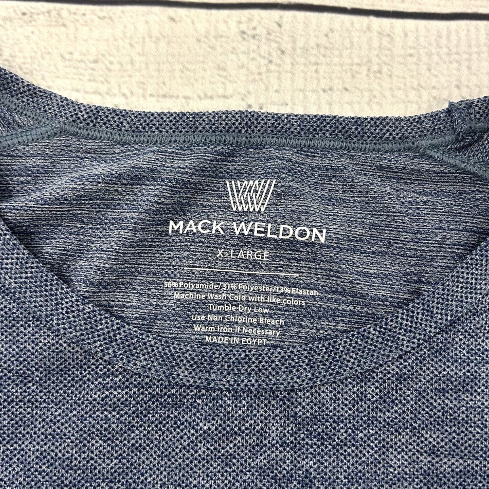 Vintage Mack Weldon Short Sleeve T-Shirt Athletic XL Blue Mens Size US XL / EU 56 / 4 - 2 Thumbnail