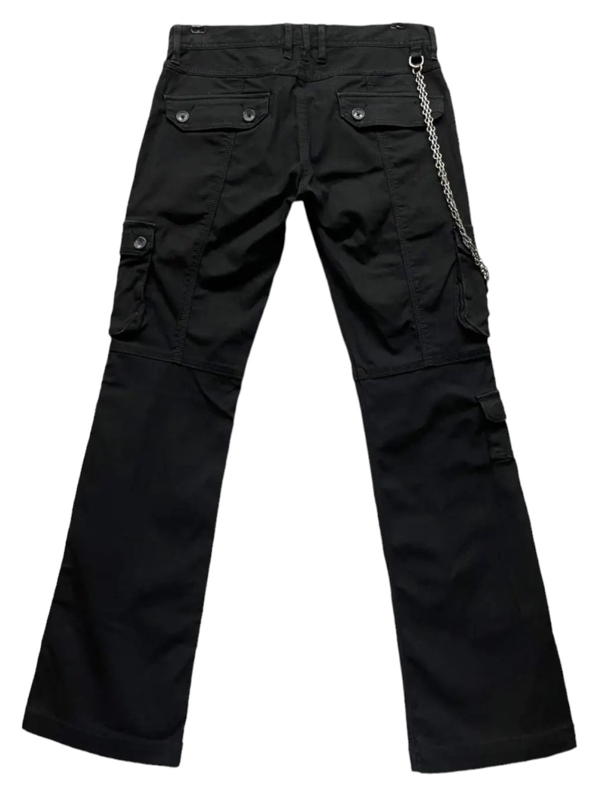 HIDEAWAYS × Nicole Club FYE🔥NICOLE HIDEAWAYS Multipocket Bondage Punk Flare Stretch Size 31" - 5 Thumbnail