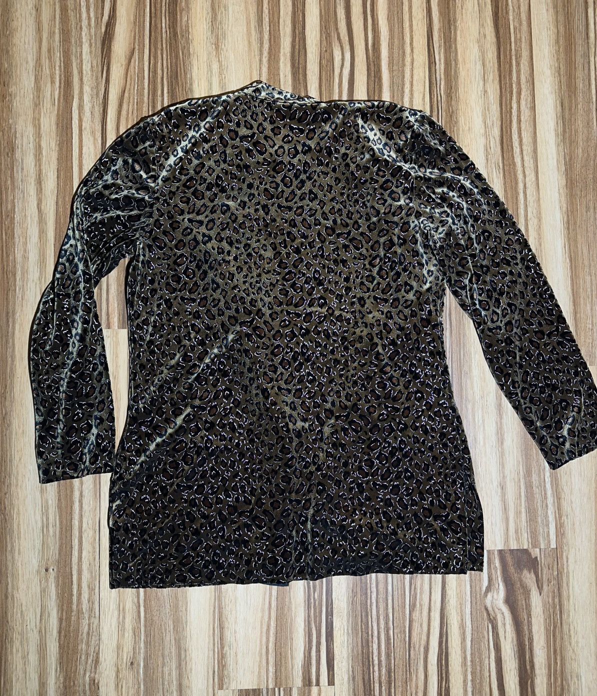 Other Leopard Print Velvet light sweater Size L / US 10 / IT 46 - 6 Thumbnail