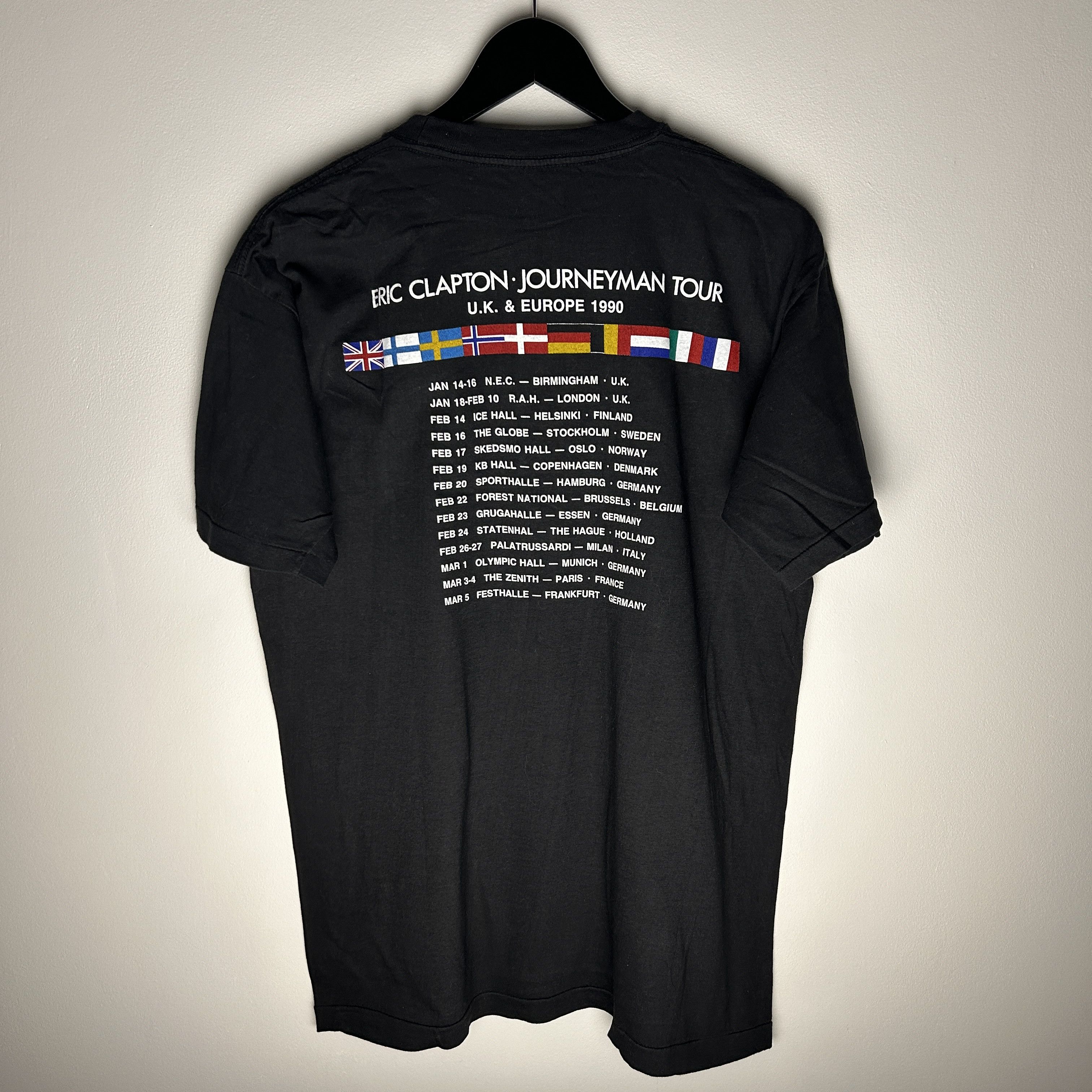 Band Tees Vintage Eric Clapton Journeyman 1990 Band T-shirt Size US L / EU 52-54 / 3 - 2 Thumbnail