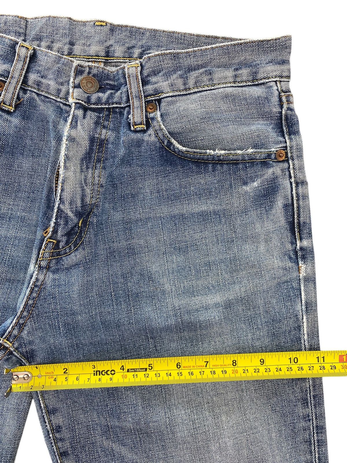 Uniqlo Uniqlo Whiskered Faded Wash Style Straight Leg Jeans Size US 28 / EU 44 - 7 Thumbnail