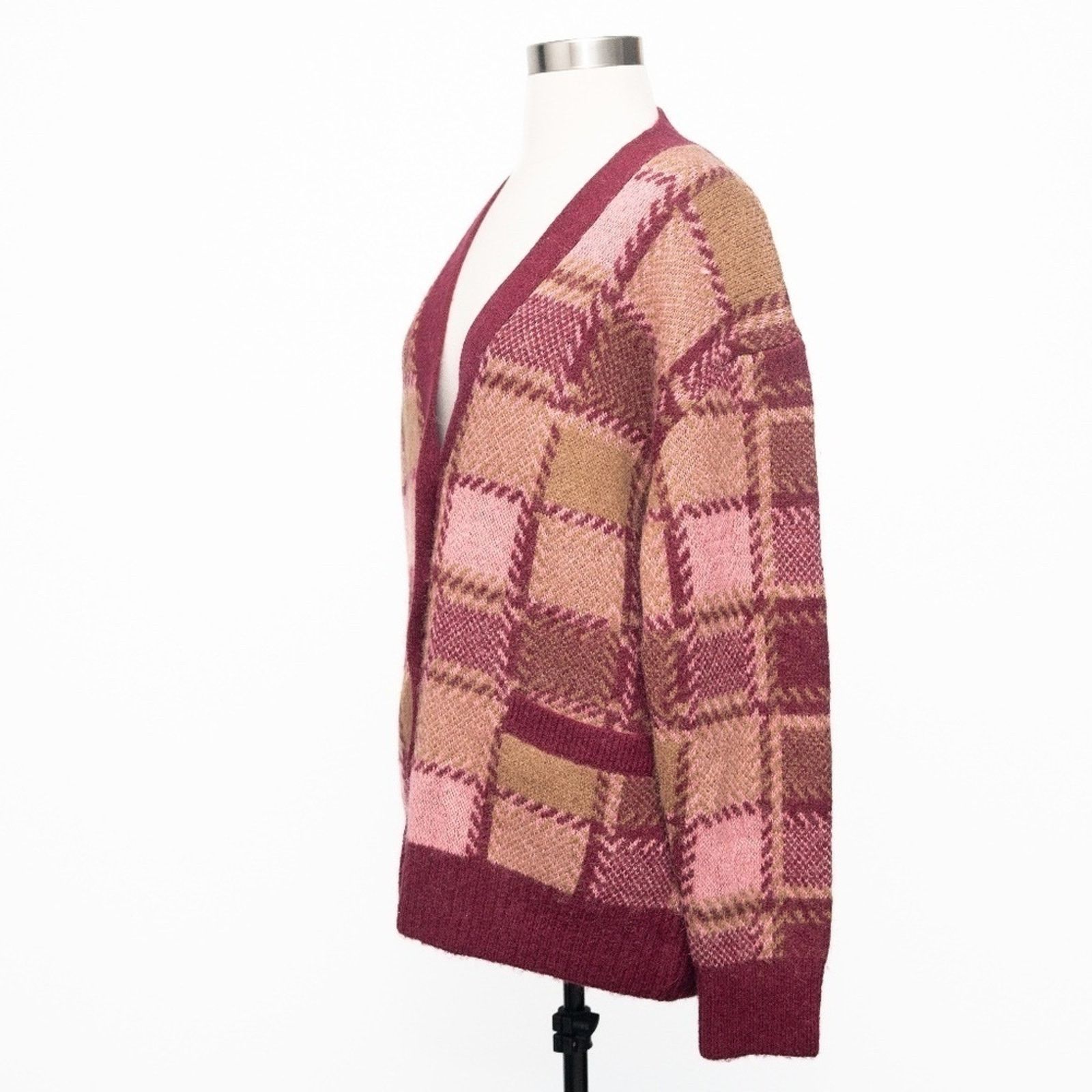 RE/DONE RE/DONE. 90s Oversized Wool Alpaca Blend Cardigan Size M / US 6-8 / IT 42-44 - 6 Thumbnail