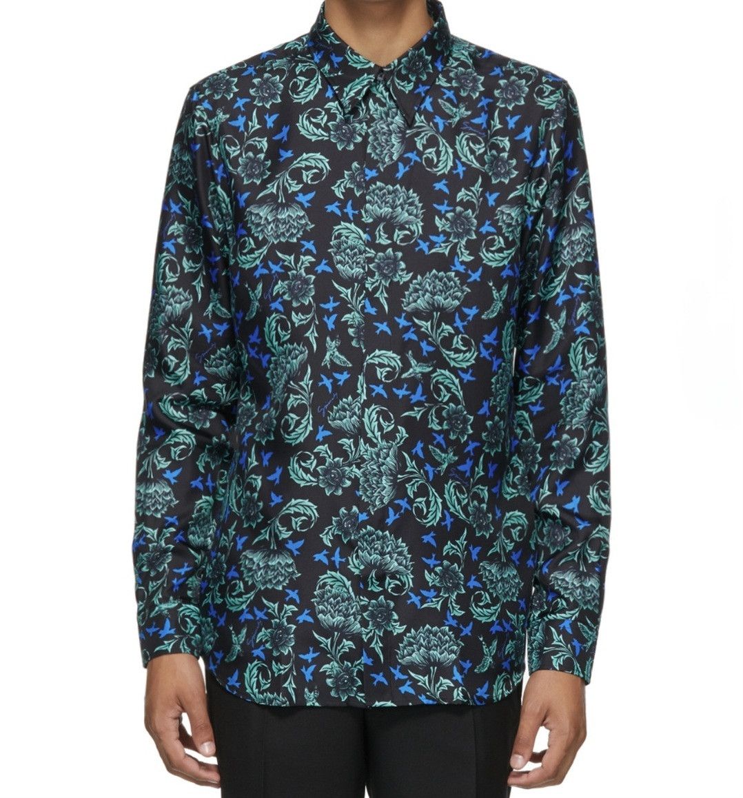 Givenchy Silk floral shirt Size US XL / EU 56 / 4 - 1 Thumbnail