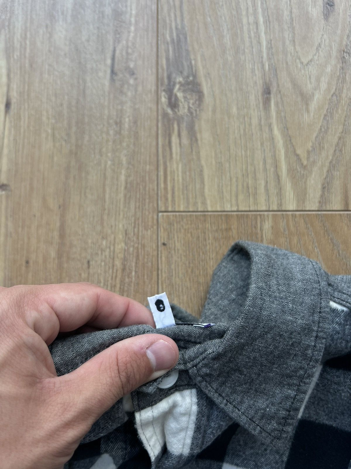 Bape BAPE BAPEAREL INDUSTRY FLANNEL CHECK TIMBER SHIRT Size US M / EU 48-50 / 2 - 8 Thumbnail