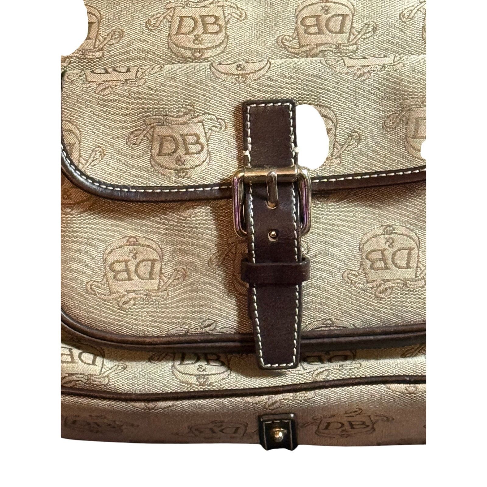 Dooney & Bourke Dooney & Bourke Monogram Tote Shoulder Bag w Coin PurLeather Size ONE SIZE - 2 Thumbnail