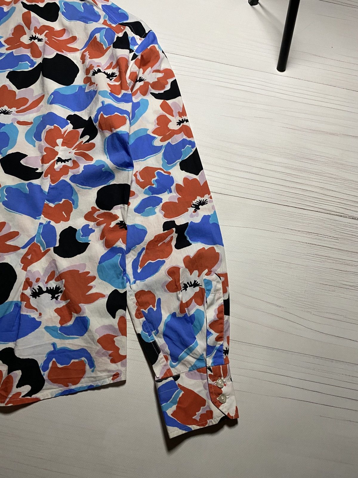 Etro Etro Multicolor Floral Cotton Blend button up Shirt Size XL / US 12-14 / IT 48-50 - 13 Thumbnail