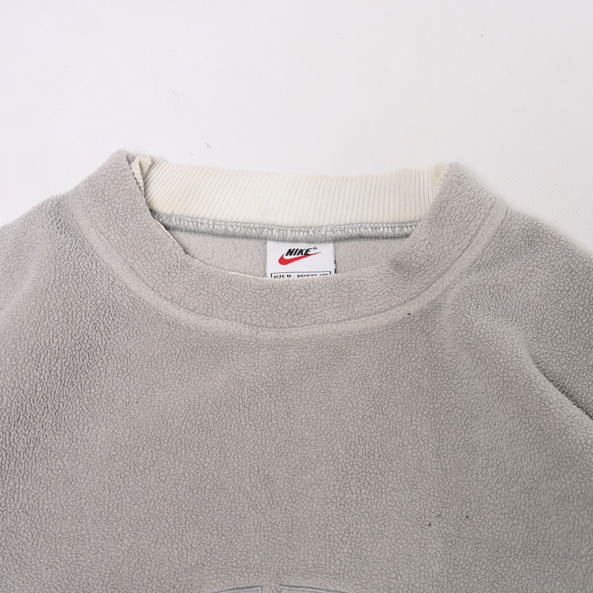 Nike Nike Gray Fleece Sport Sweatshirt Vintage Big Center Logo 90 Size US M / EU 48-50 / 2 - 4 Thumbnail