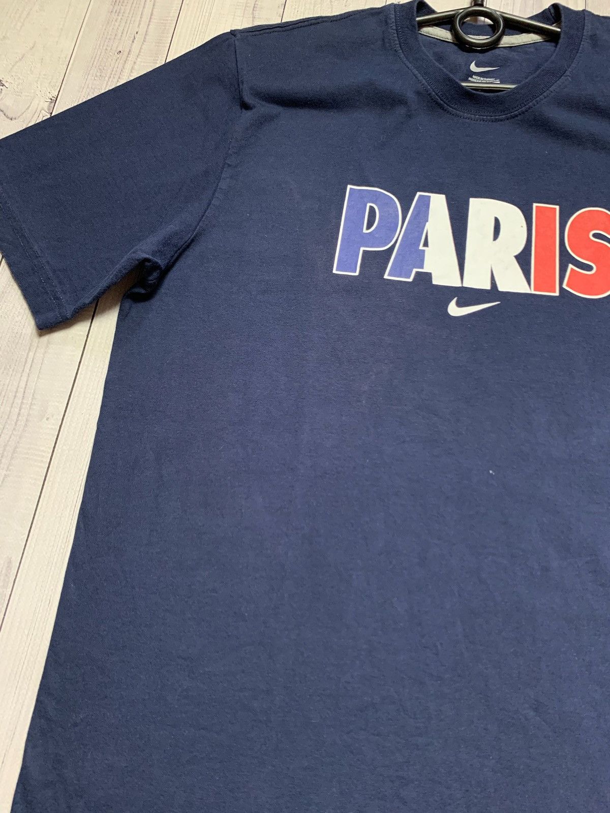 Other Nike psg Paris Soccer T-shirt tee Size L navy Size US L / EU 52-54 / 3 - 6 Thumbnail