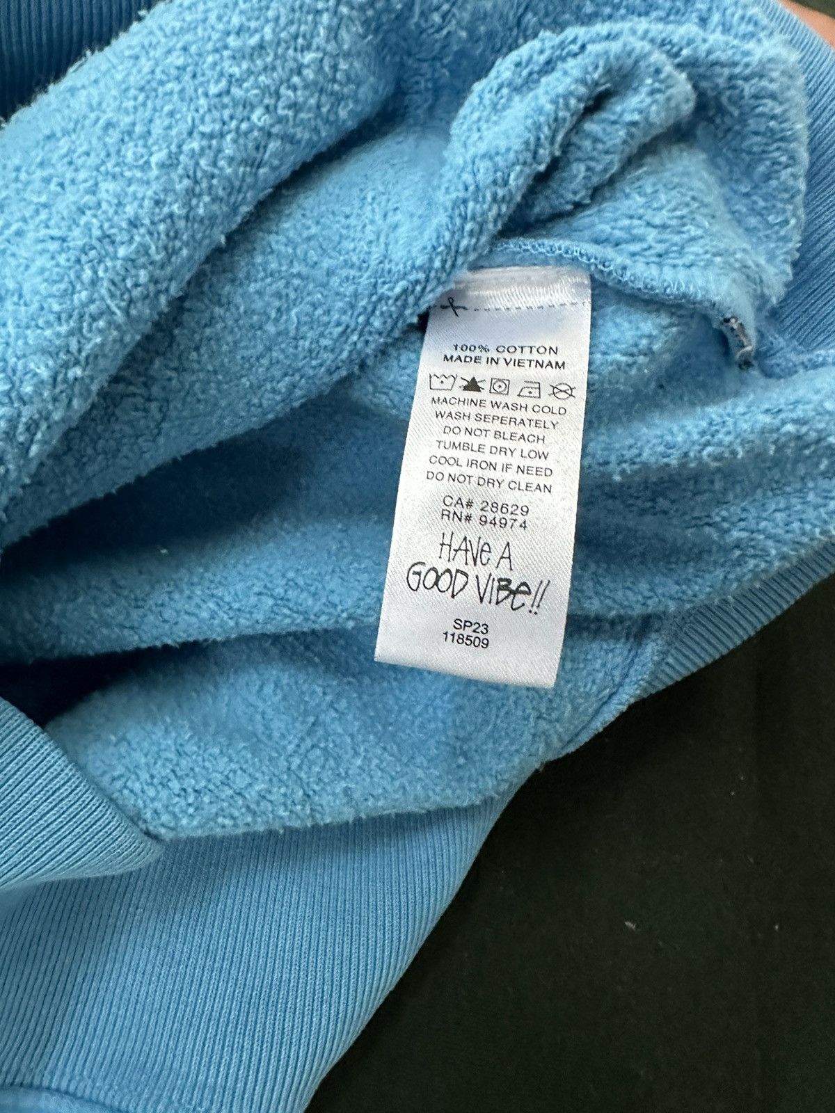 Stussy PIGMENT DYED FLEECE HOODIE Size US S / EU 44-46 / 1 - 6 Thumbnail
