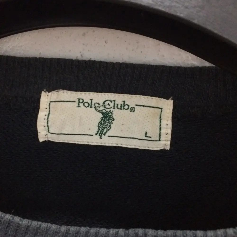 Vintage Vintage POLO CLUB Spell Out Sweatshirt Size US L / EU 52-54 / 3 - 3 Thumbnail