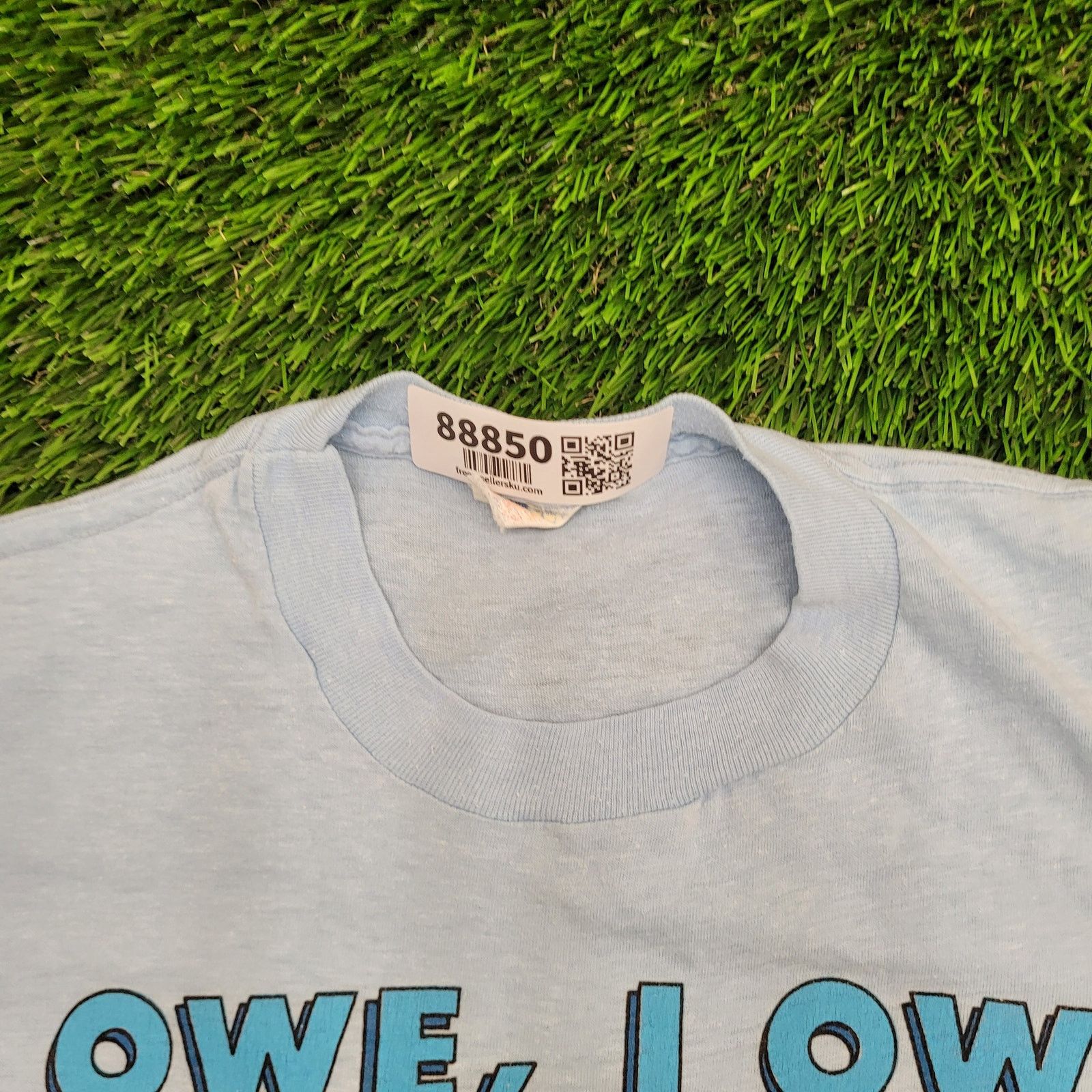Vintage VTG "I Owe I Owe" Snow-White Parody Funny Work T-Shirt M USA Size US M / EU 48-50 / 2 - 2 Thumbnail