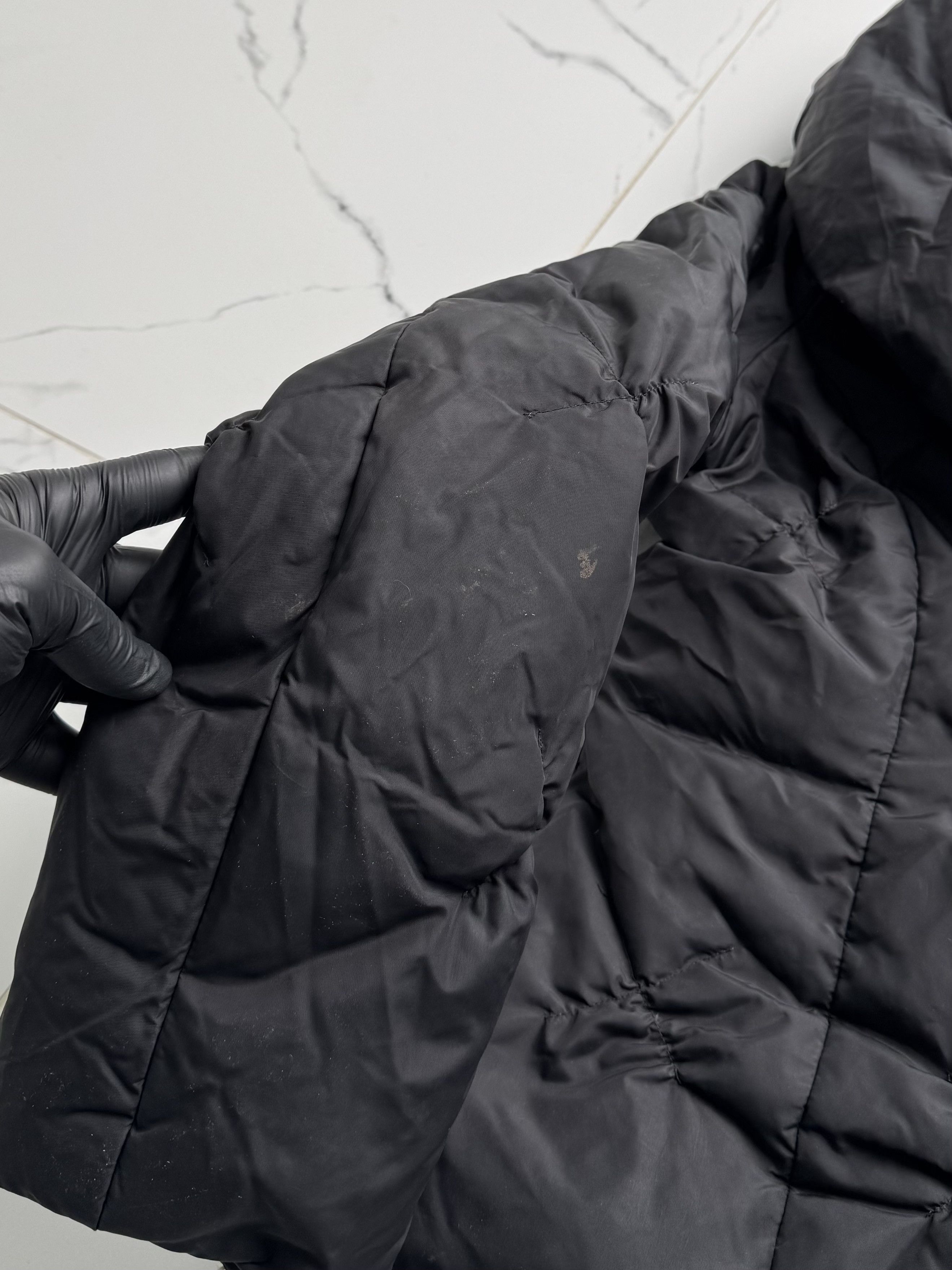 Vintage Black Puffer Jacket Women L Oversized Quilted Y2K Coat Size L / US 10 / IT 46 - 8 Thumbnail
