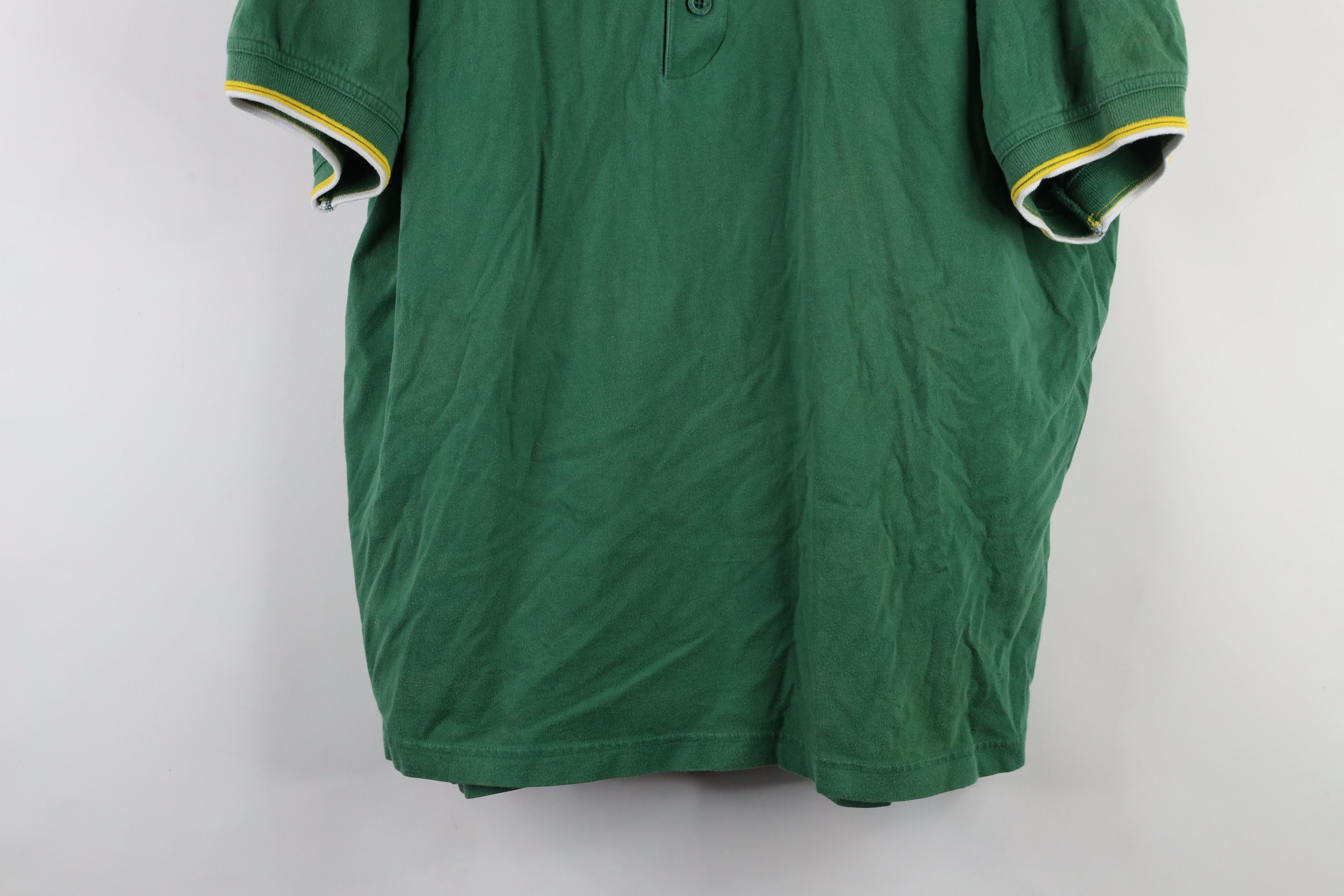 Reebok × Vintage Vintage 90s Reebok Green Bay Packers Football Polo Shirt Size US XL / EU 56 / 4 - 3 Thumbnail