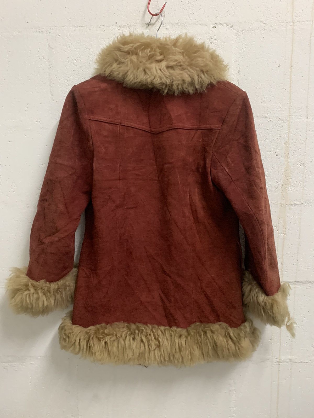 Japanese Brand Vintage 70s Suede Leather Fur Jacket Size S / US 4 / IT 40 - 5 Thumbnail