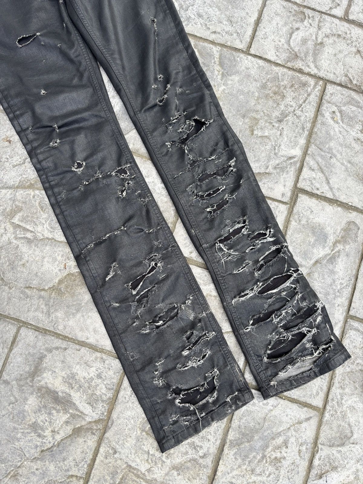 Dior Dior SS04 Strip Denim Size US 29 - 2 Thumbnail