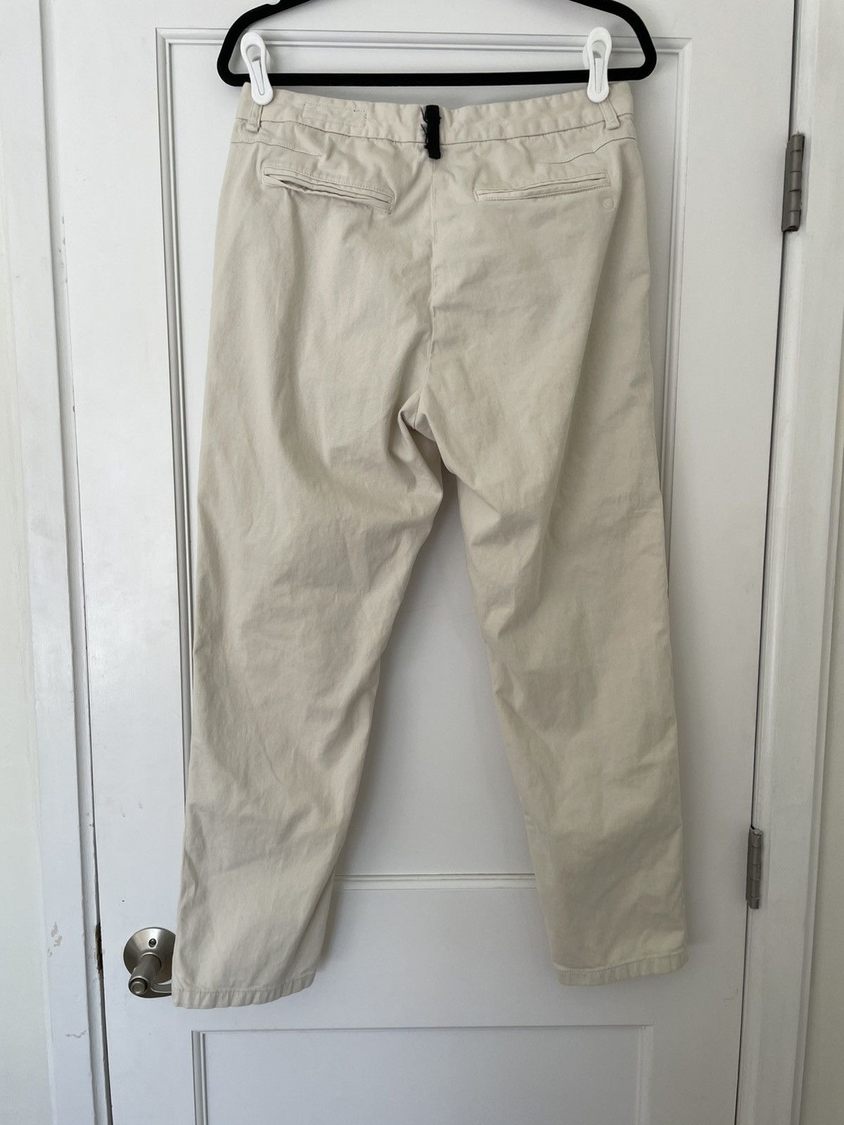 Rag & Bone Rag & Bone White Pleated Cotton Chino Pants 31 Men Size US 31 - 2 Thumbnail