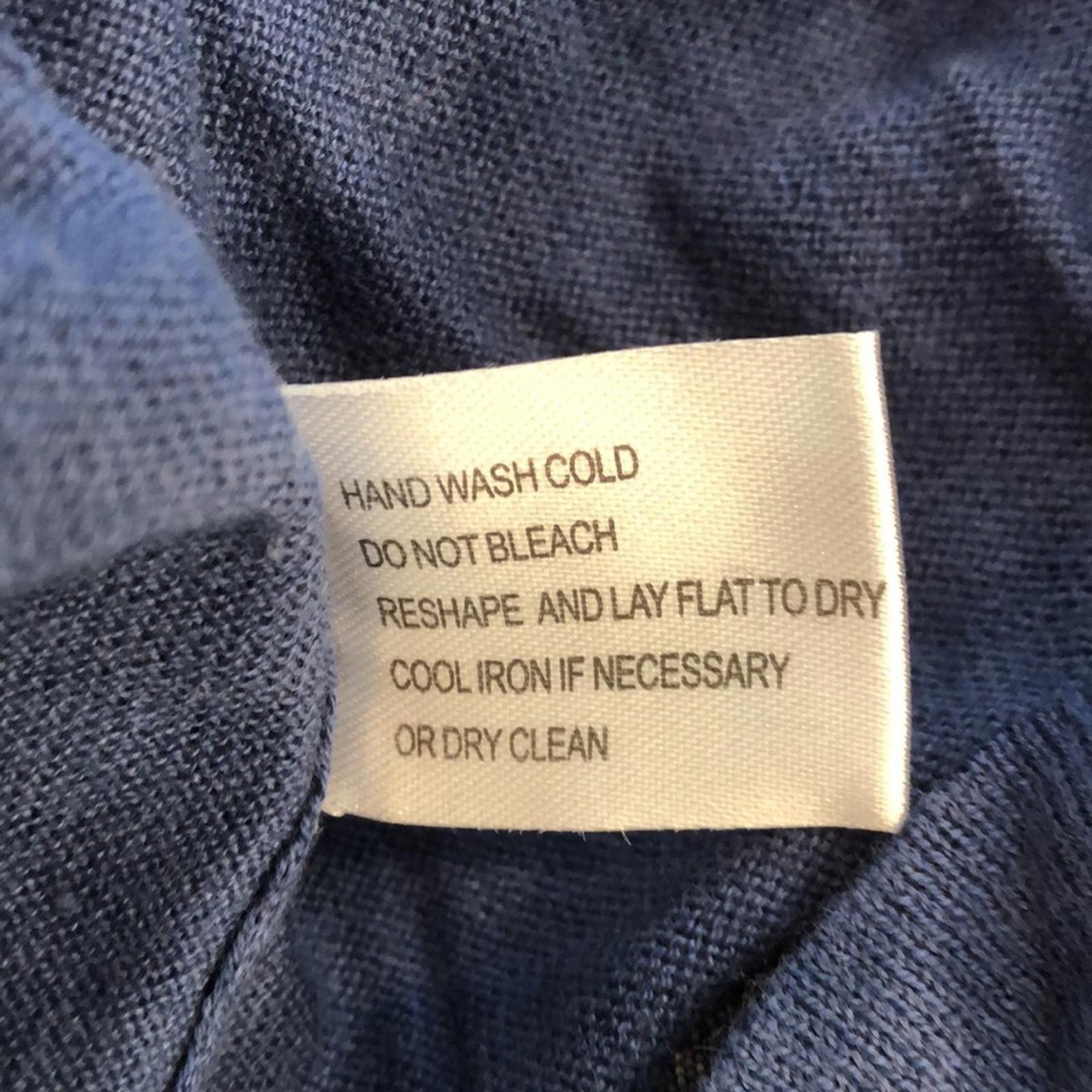 Other Cullen Blue Knit Sweater cris cross button sides SZ small Size S / US 4 / IT 40 - 6 Thumbnail