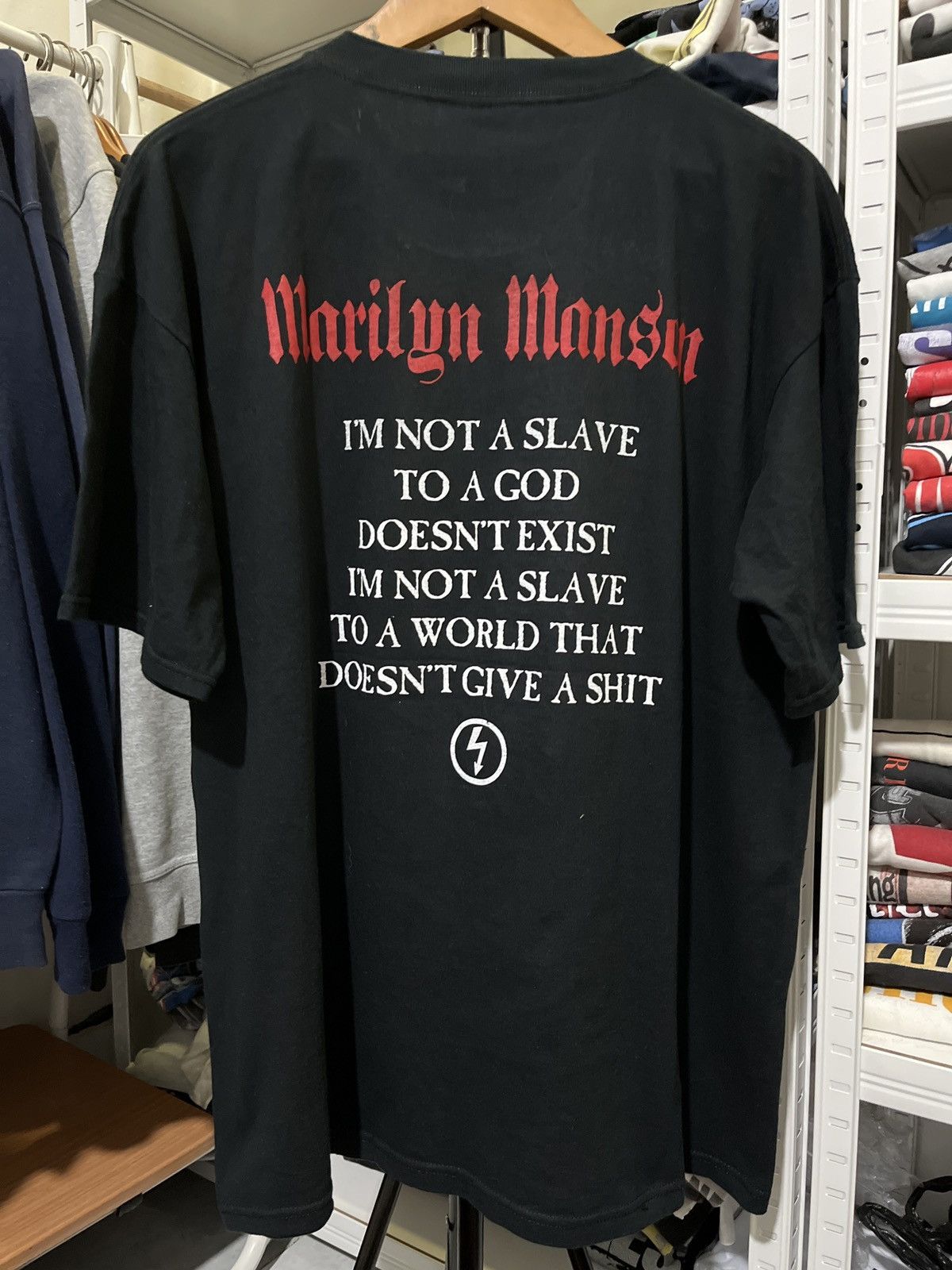 Marilyn Manson Marilyn Manson Industrial Metal Music Holy Wood Era Size US XL / EU 56 / 4 - 8 Thumbnail