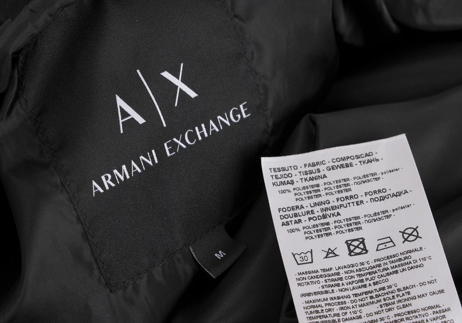 Armani Double Zip Windbreaker in Black Size M Size US XXS / EU 40 - 18 Thumbnail