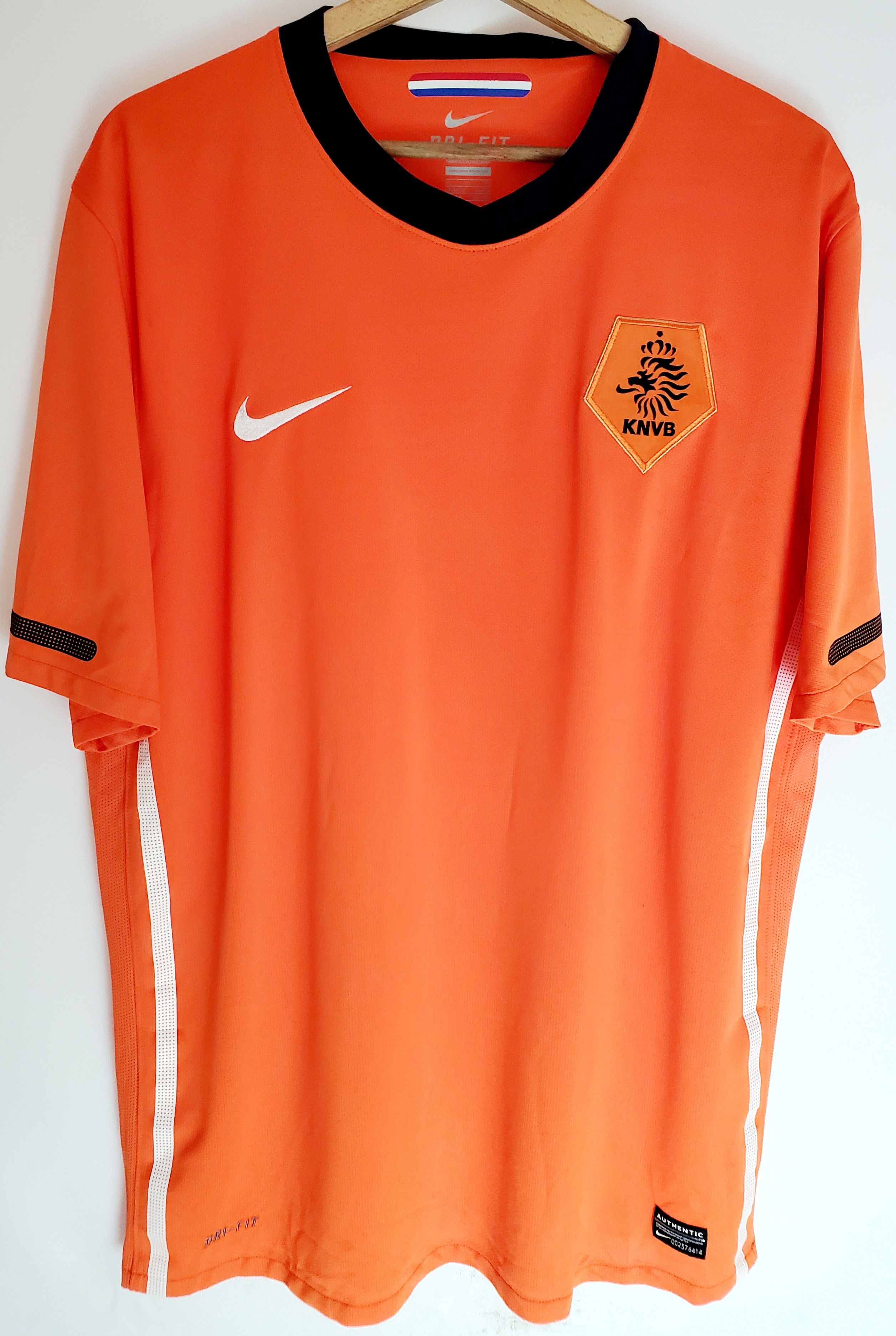 Nike NETHERLANDS 2010 2011 HOME JERSEY NIKE New condition Xl Size US XL / EU 56 / 4 - 1 Thumbnail