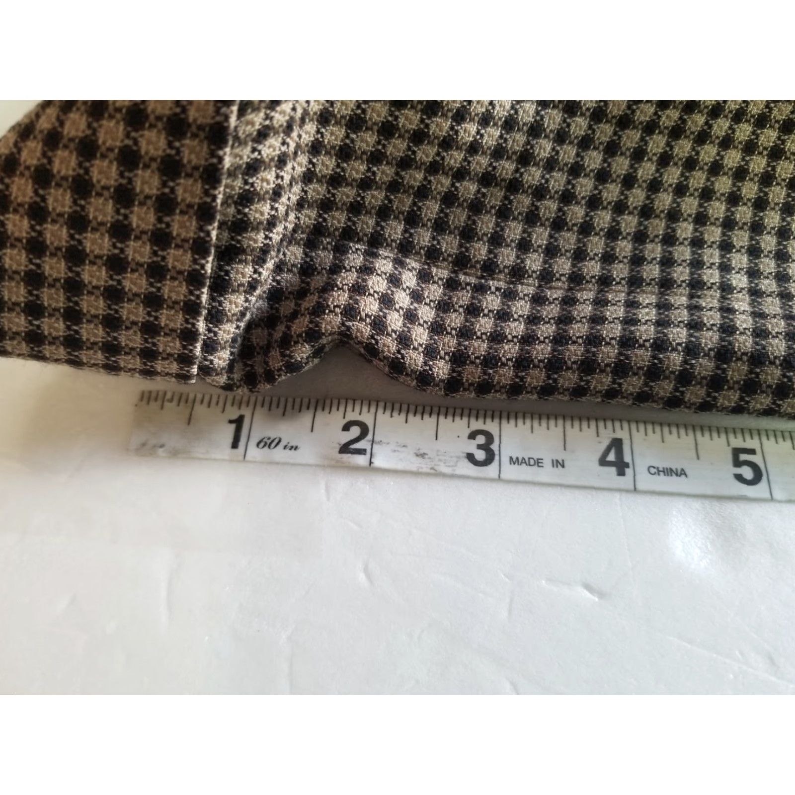 Canali Canali SPORT COAT Plaid Wool Blazer 54L Men Brown Made In Italy 2 Piece 100% Wool Mens jacket Size 54R - 5 Thumbnail