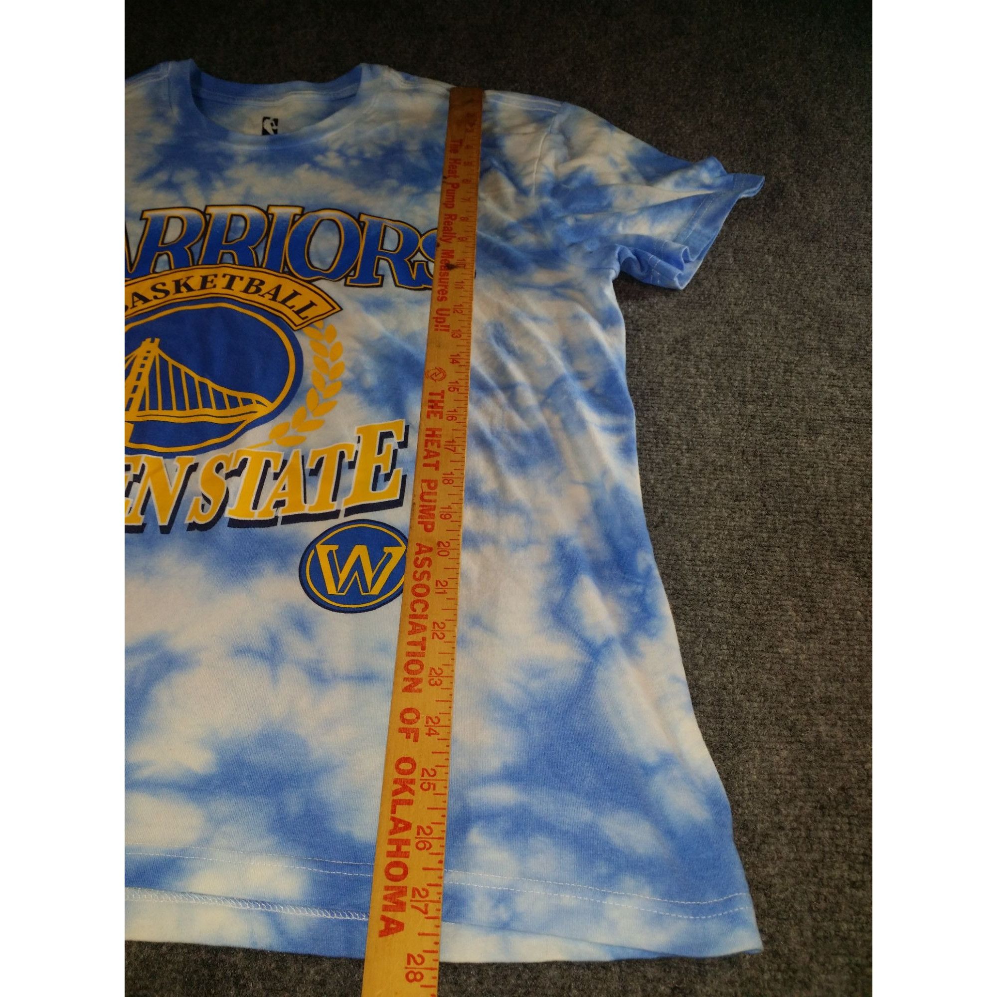 NBA Golden State Warriors Tshirt Men Sz XL Blue Tie Dye NBA Bask Size US XL / EU 56 / 4 - 3 Thumbnail