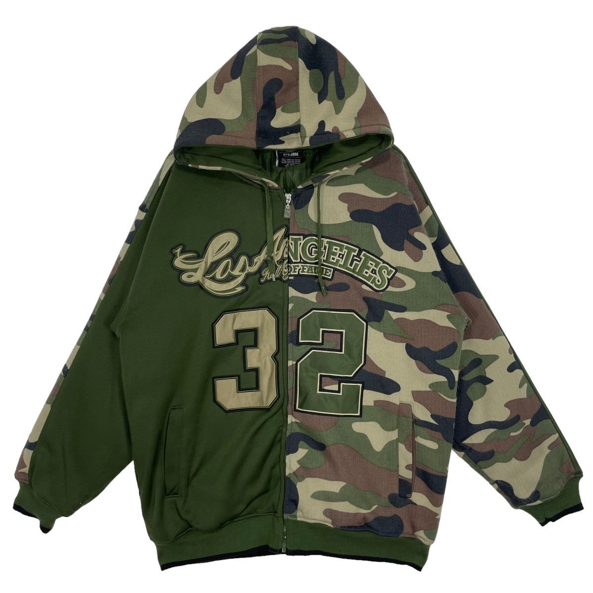 Los Angeles Hall Of Fame 32 Camo Style Hoddie bomber jacket
