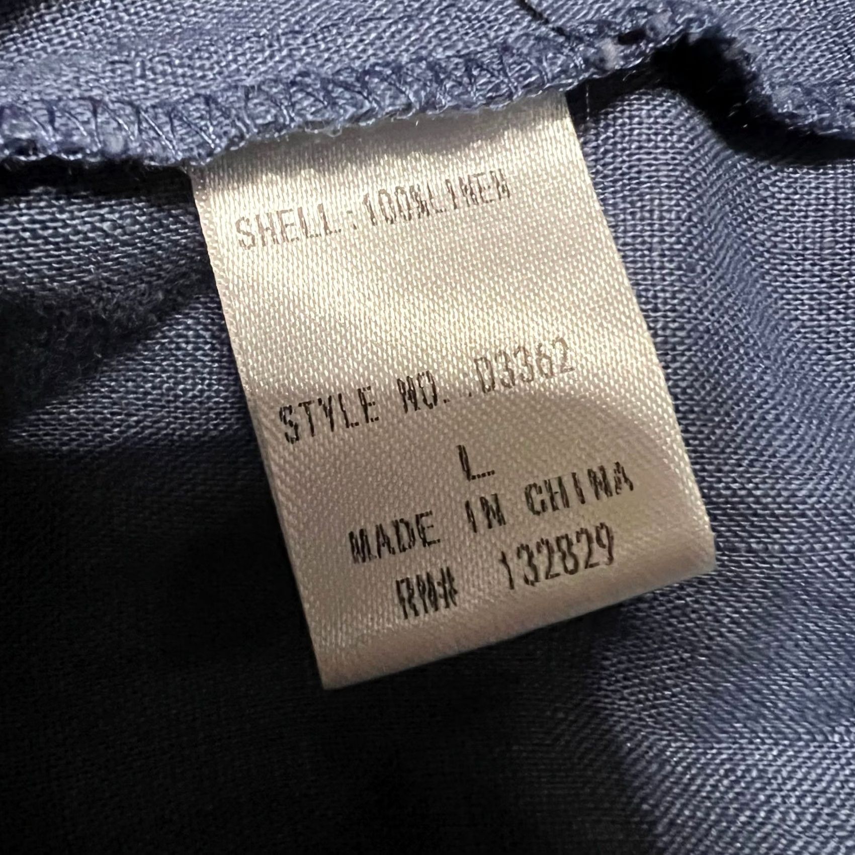 Vintage Miou Muse Dress Womens Large Blue Mini Linen Pockets Size L / US 10 / IT 46 - 8 Thumbnail