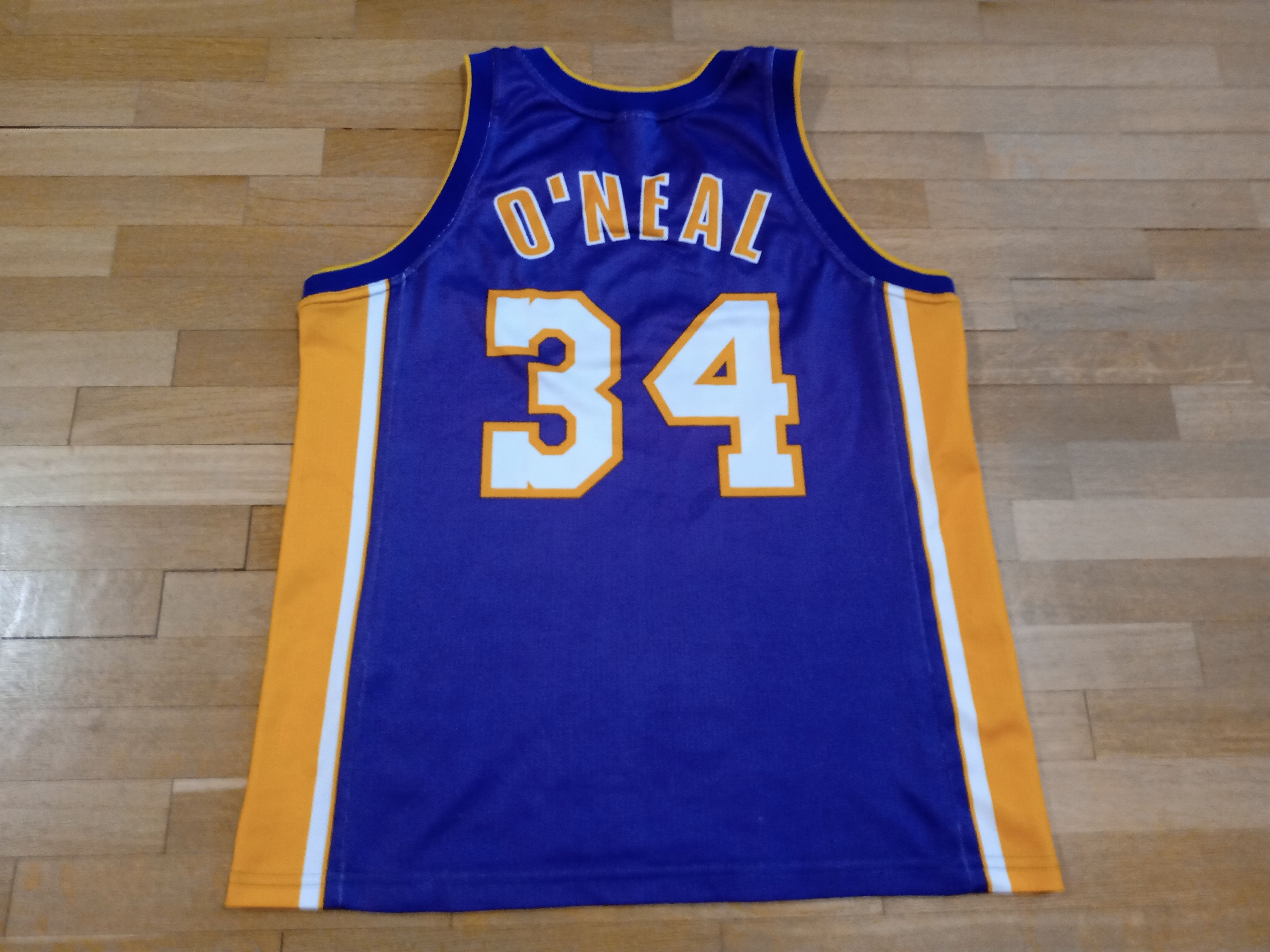 Champion × NBA × Vintage Lakers Shaquille O'Neal Champion NBA Jersey Vintage PURPLE Size US M / EU 48-50 / 2 - 7 Thumbnail