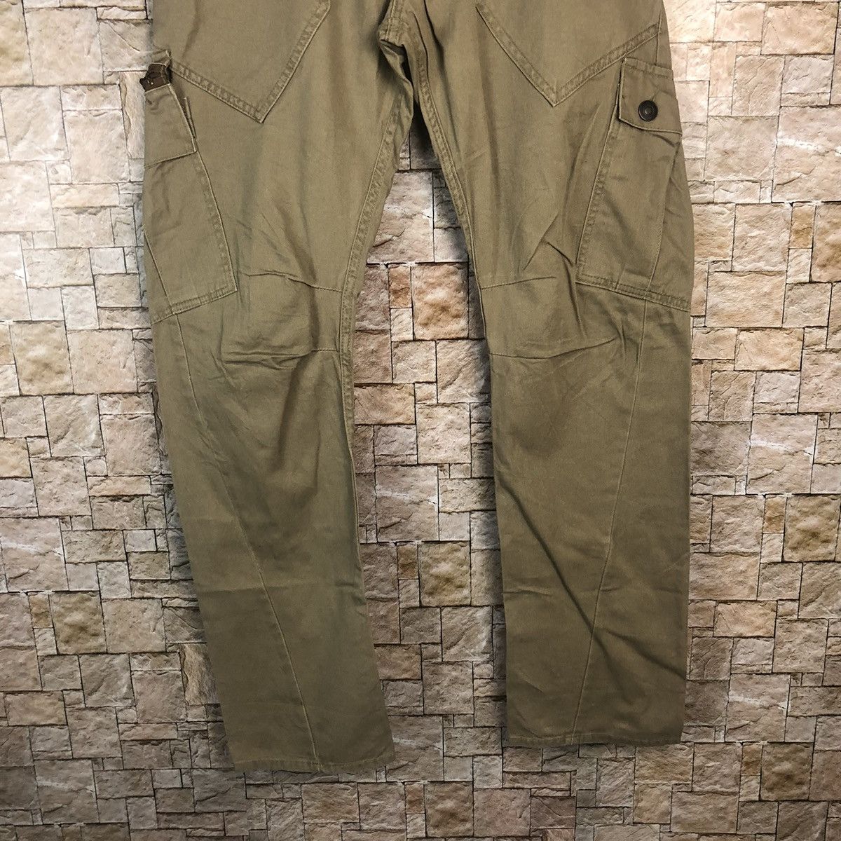 Japanese Brand Dominate japan utility Brown Cargo Multipocket Pants #A365 Size US 31 - 3 Thumbnail