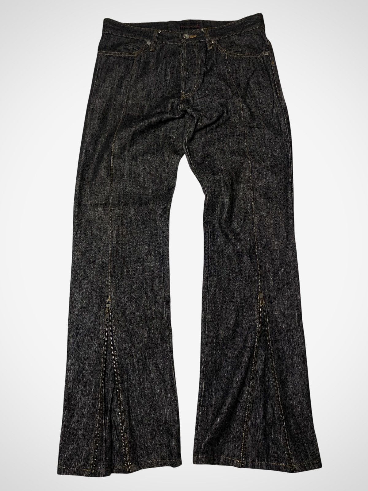 If Six Was Nine Morgan Homme Zipper Jeans Size US 30 / EU 46 - 1 Thumbnail