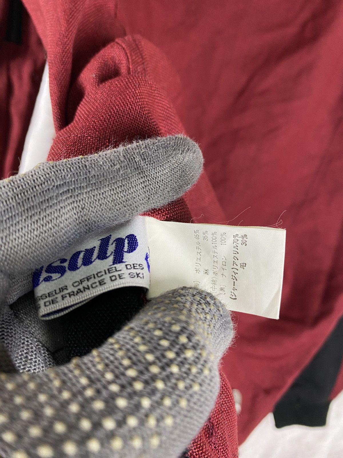 Fusalp Fusalp Vintage Ski Red Black Snap Button Utility Jacket Size US M / EU 48-50 / 2 - 12 Thumbnail