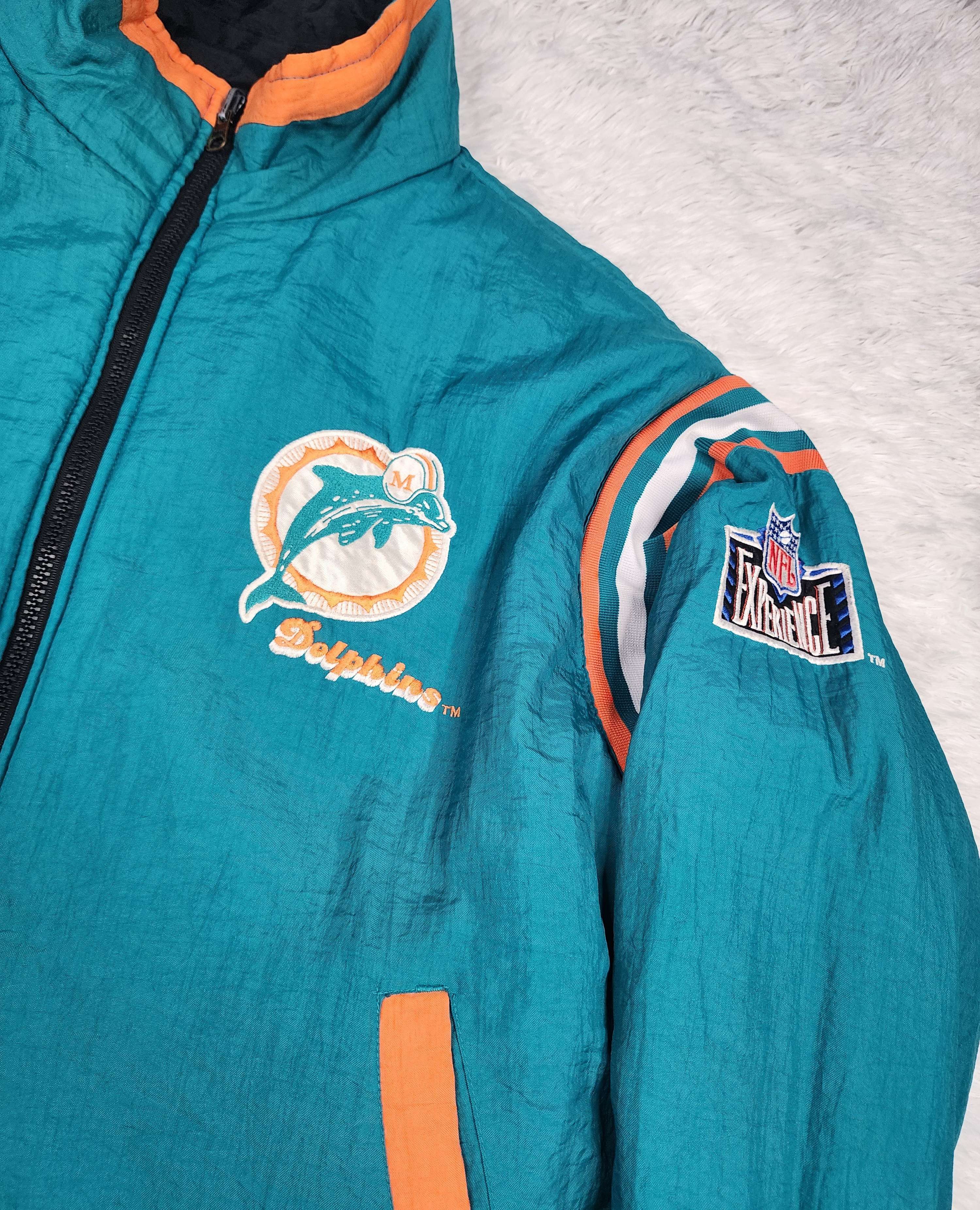 NFL Vintage Pro Player NFL Miami Dolphins reversible jacket Size US L / EU 52-54 / 3 - 2 Thumbnail