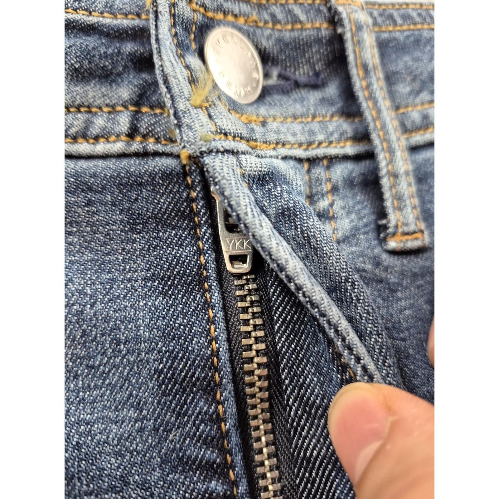 Everlane VINTAGE Everlane The Way-High Skinny Jeans Womens 29 Blue High Rise Stretch Size 29" - 4 Thumbnail